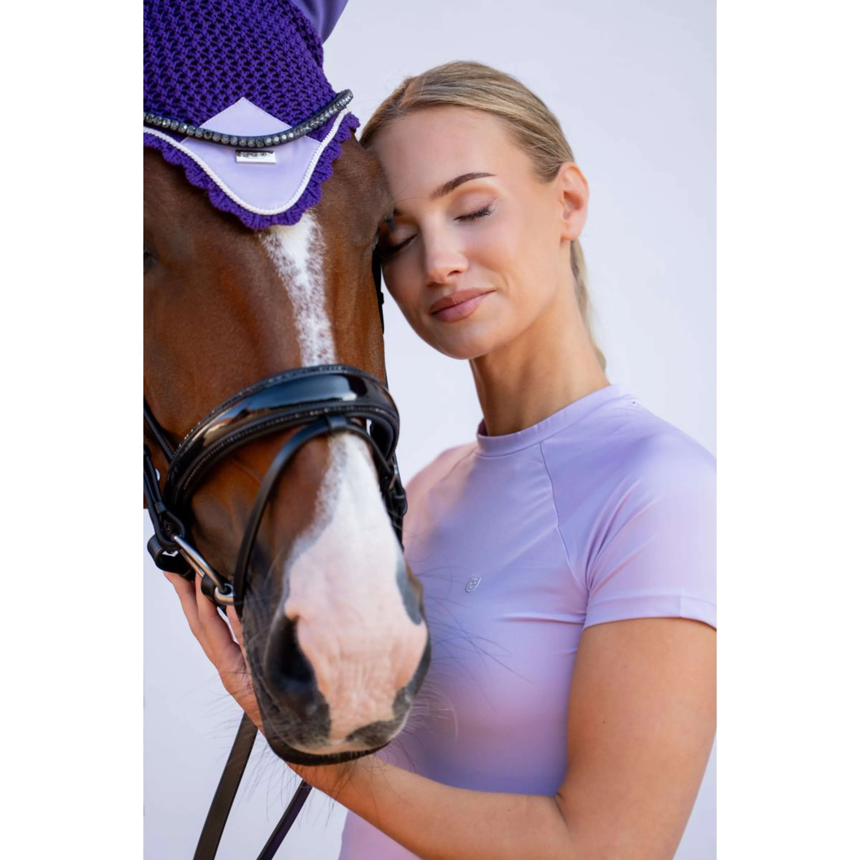 Equestrian Stockholm Chemise Dynamic Short Sleeve Lavande - Image 5