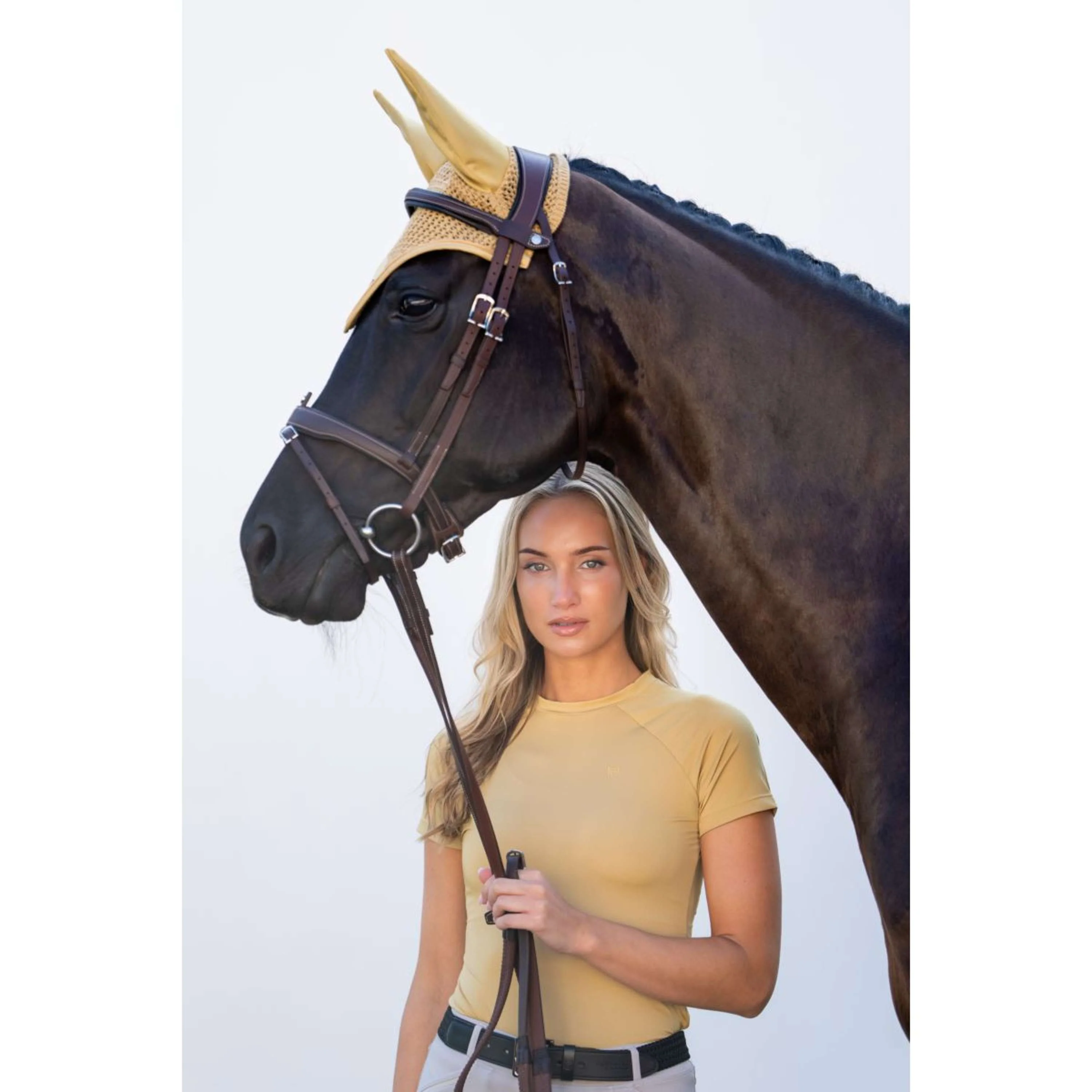 Equestrian Stockholm Chemise Dynamic Short Sleeve Midsummer Glow - Image 4