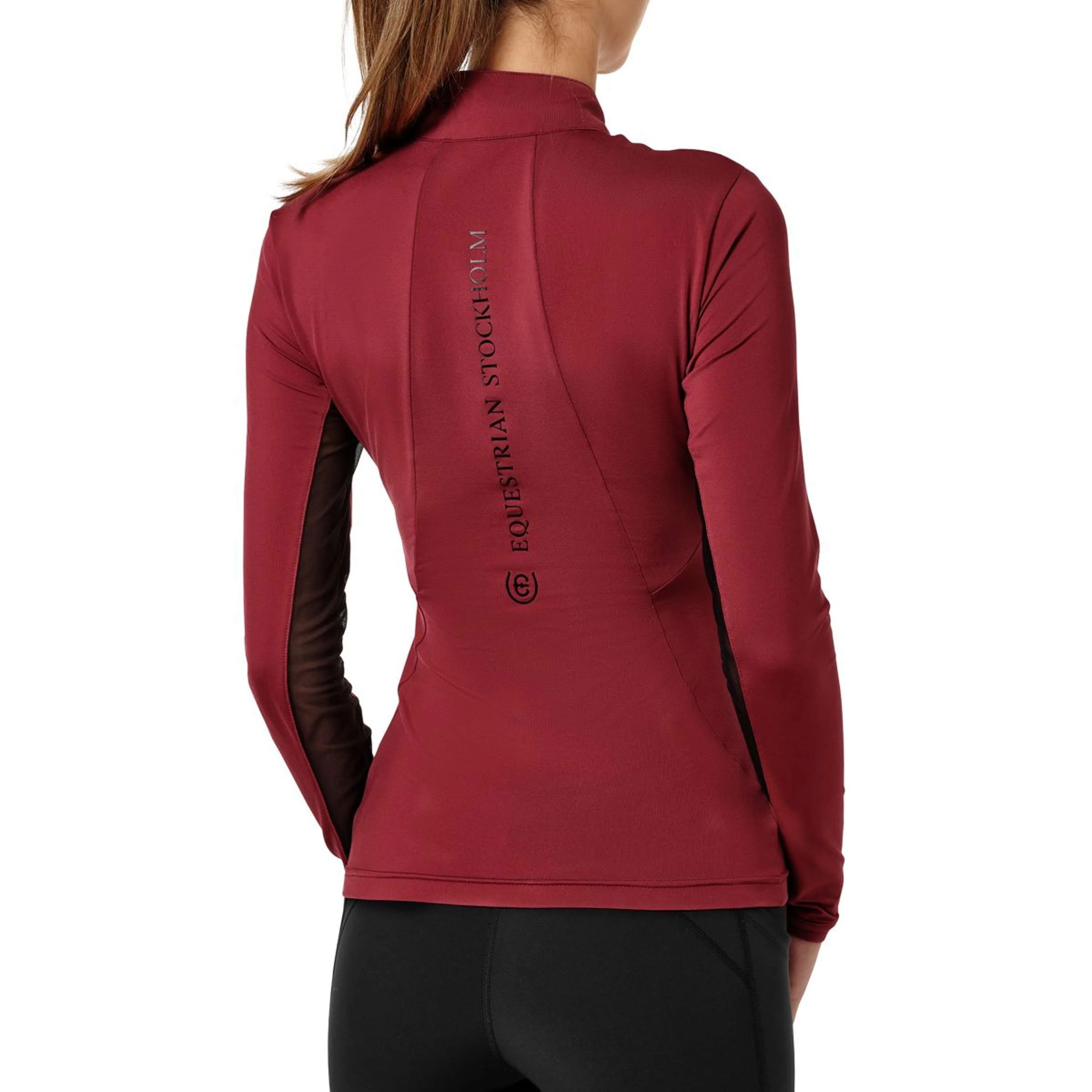Equestrian Stockholm Chemise Air Breeze Sun Bordeaux - Image 3