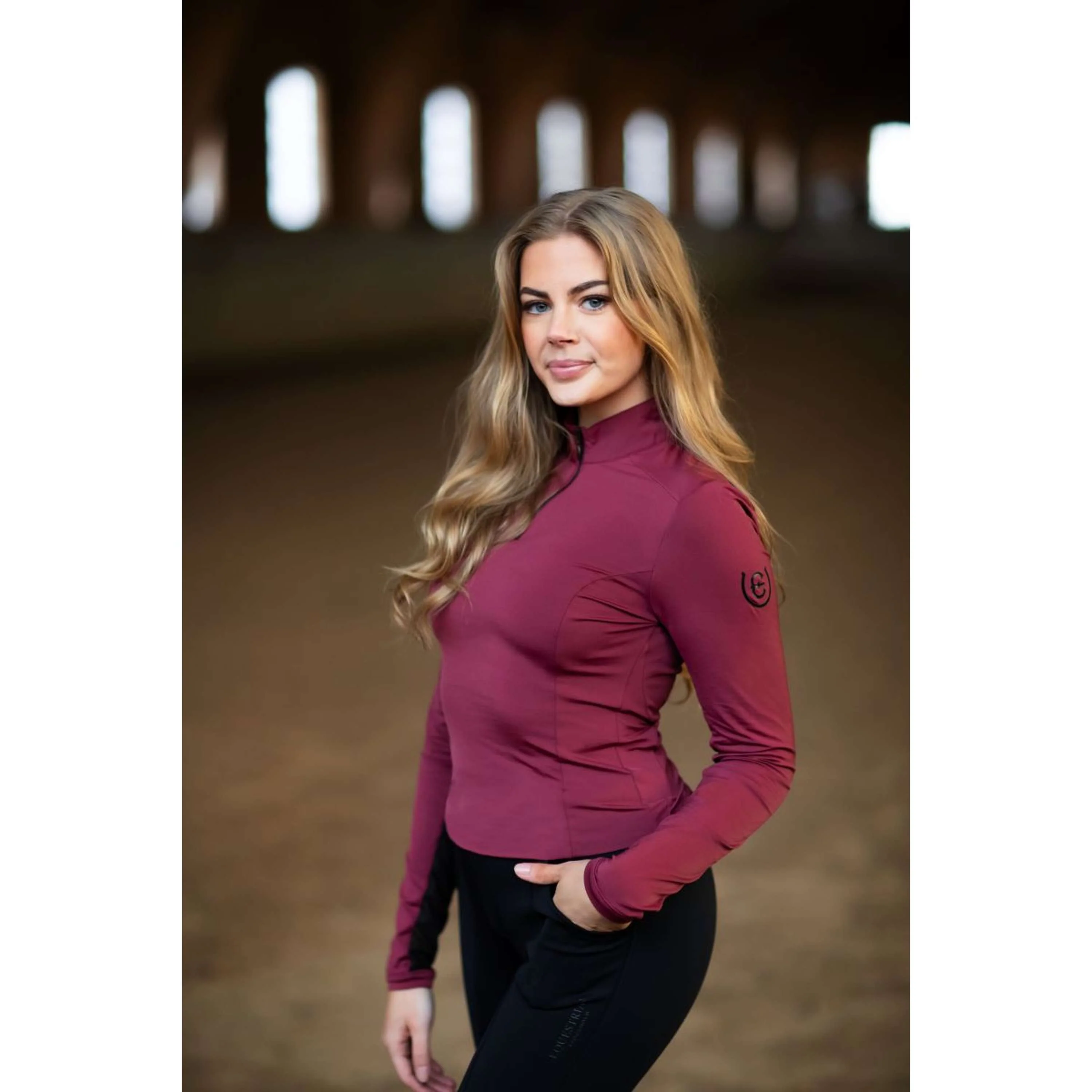 Equestrian Stockholm Chemise Air Breeze Sun Bordeaux - Image 5