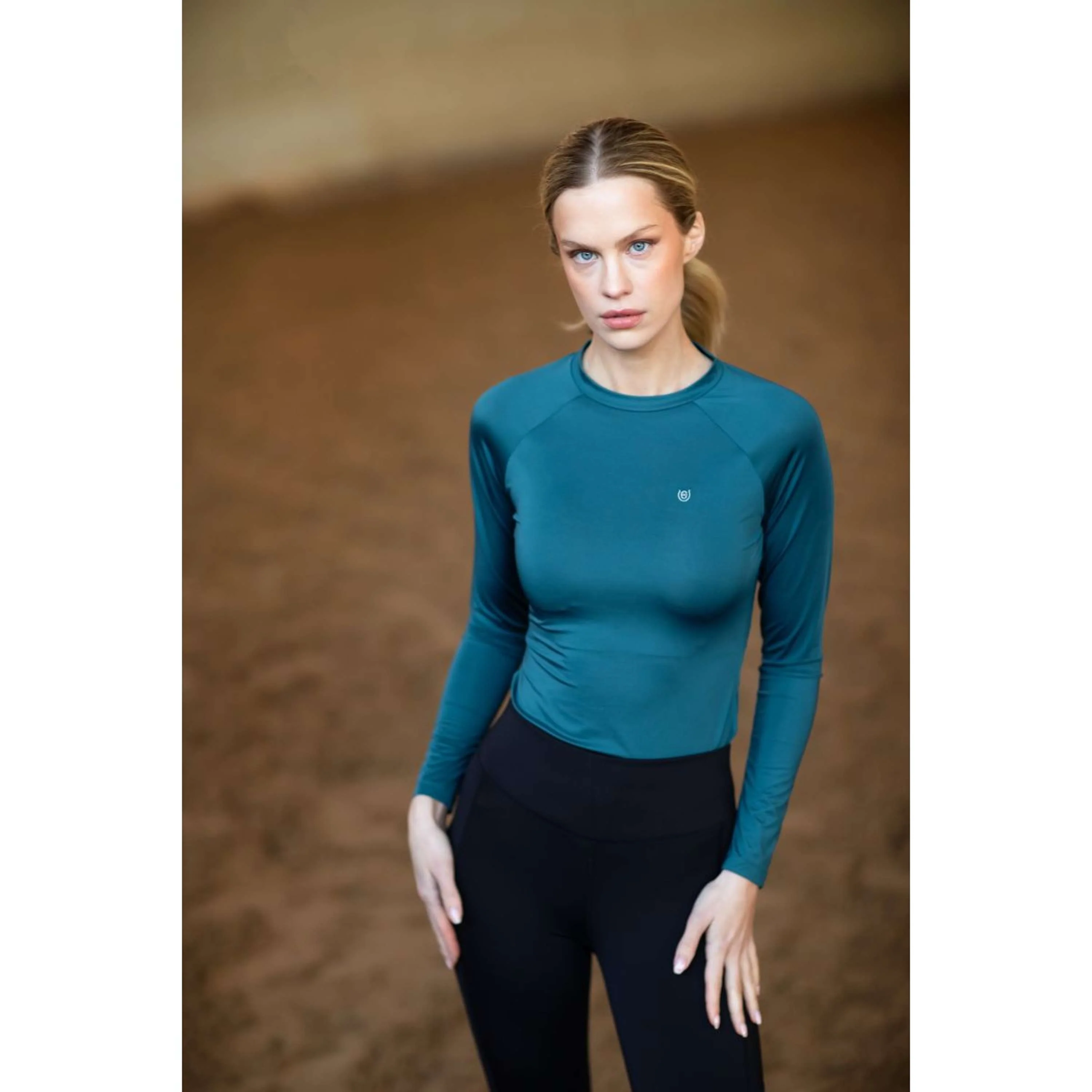 Equestrian Stockholm Chemise Dynamic Deep Teal - Image 2