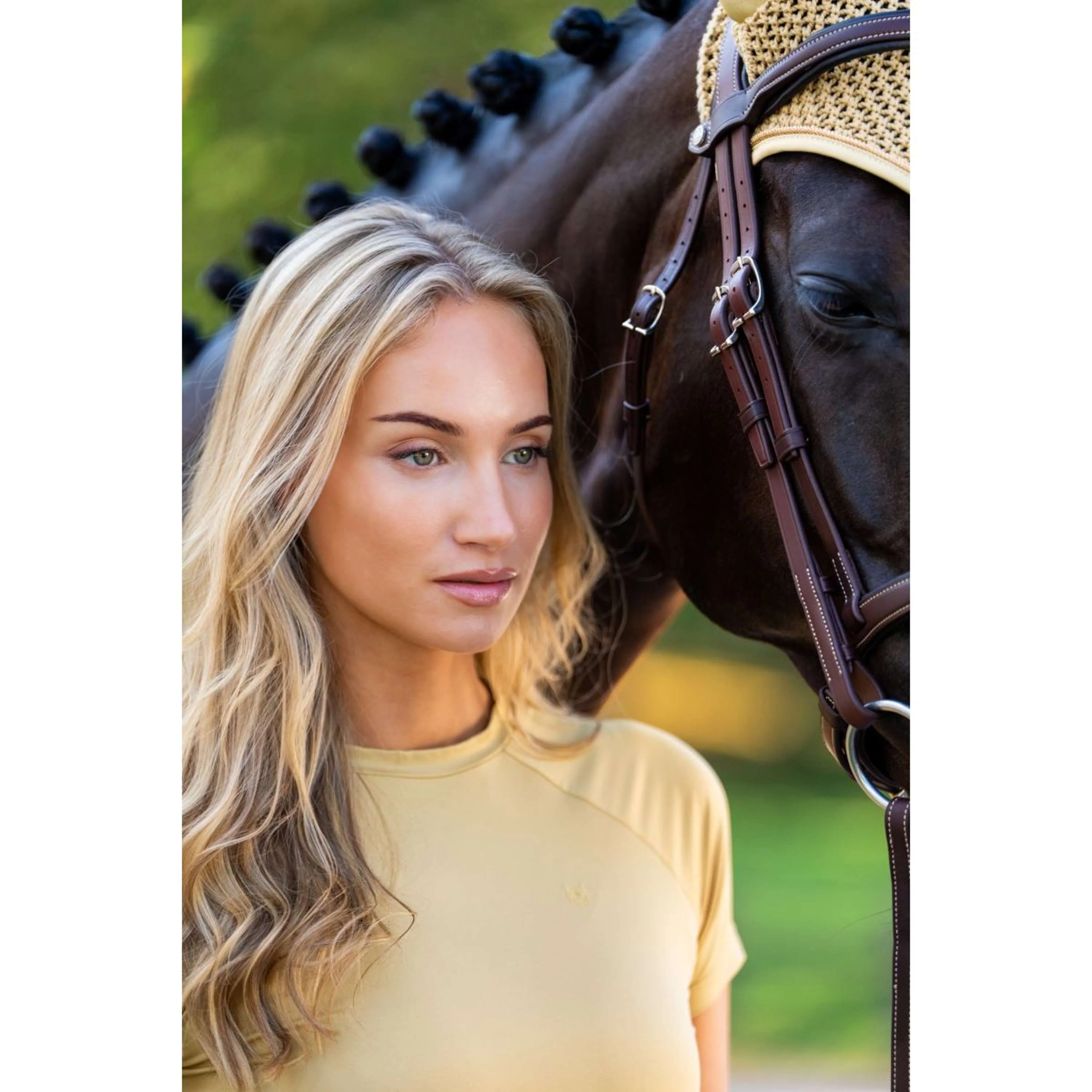 Equestrian Stockholm Chemise Dynamic Short Sleeve Midsummer Glow - Image 5