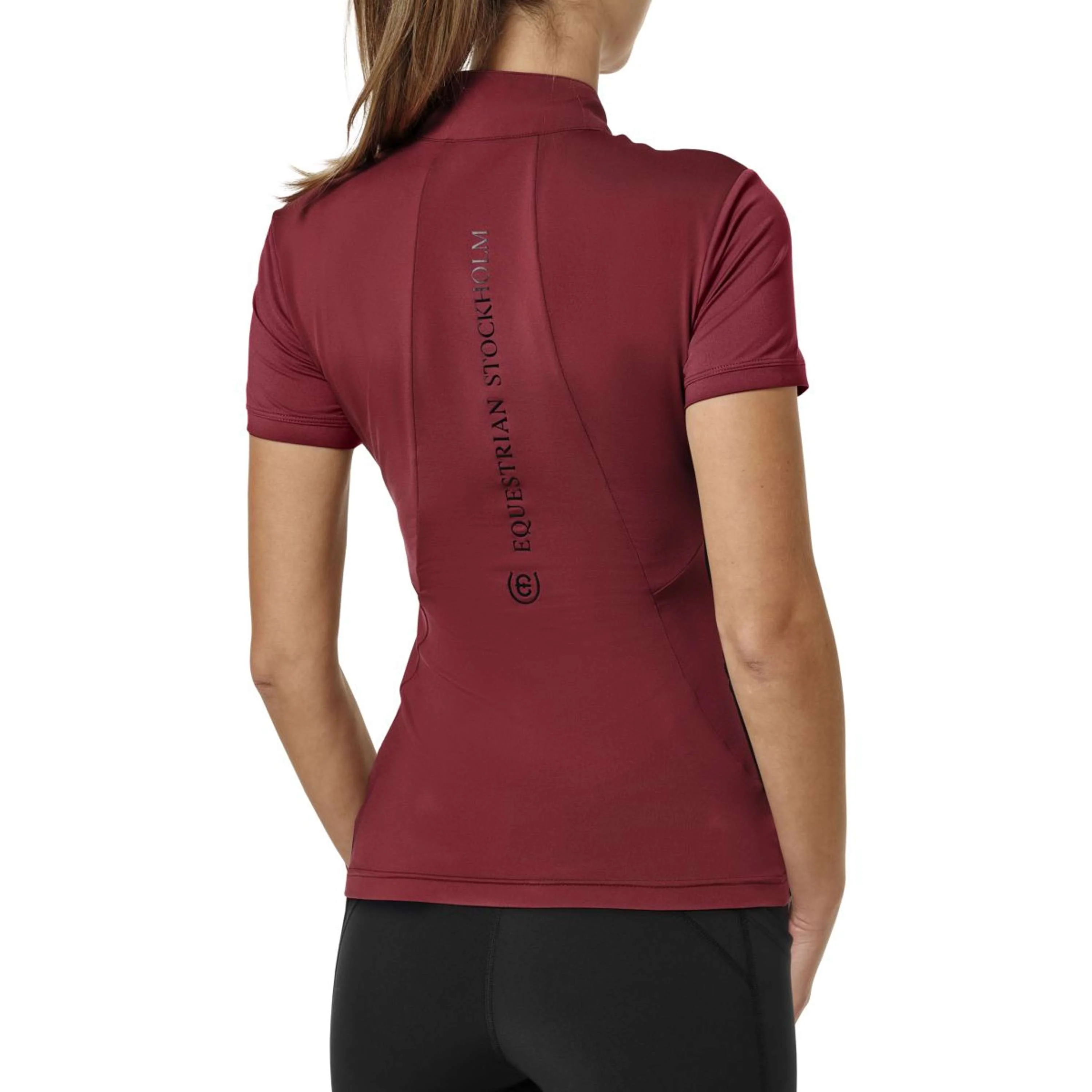 Equestrian Stockholm Chemise UV Protection Bordeaux - Image 3