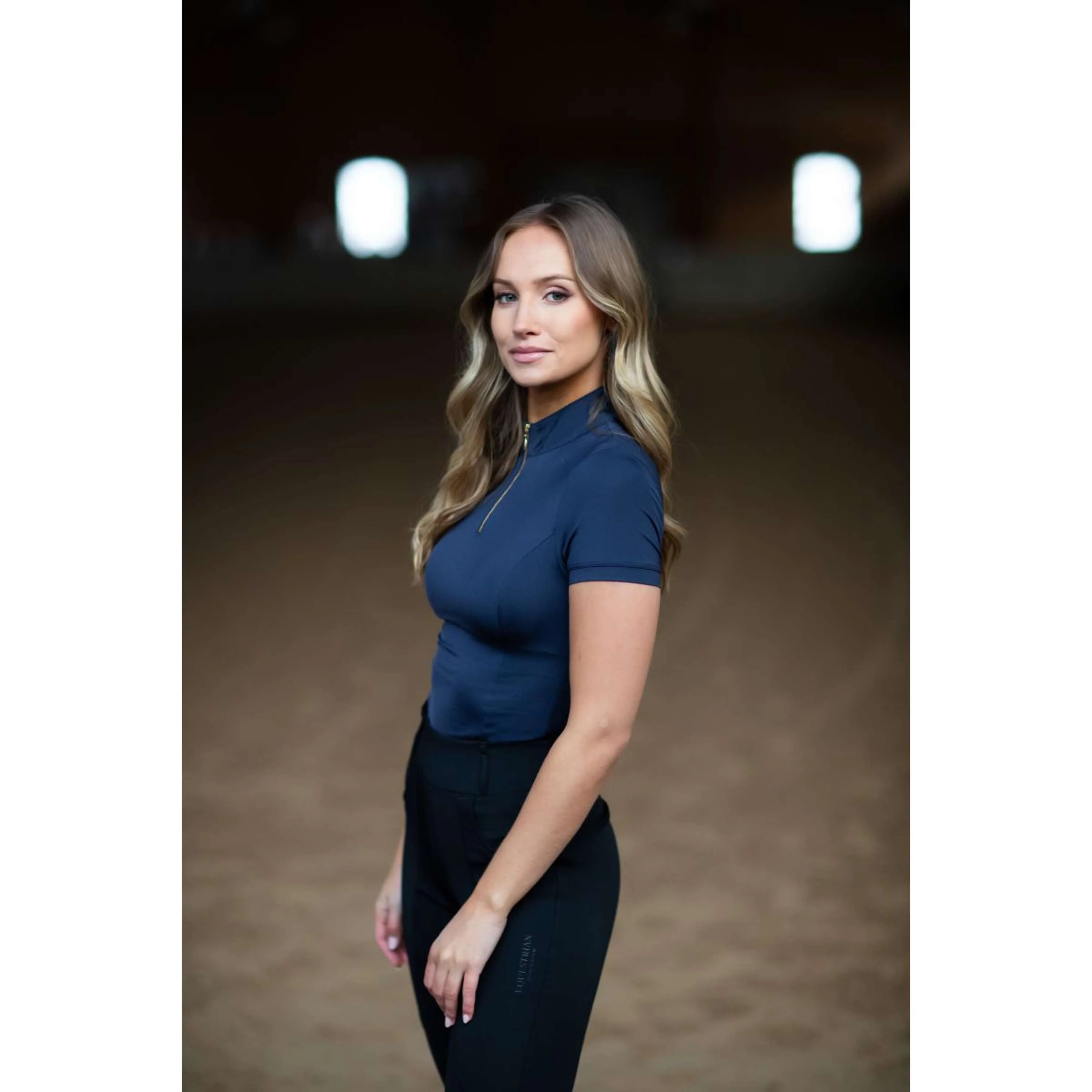 Equestrian Stockholm Chemise UV Protection Midnight Blue - Image 5