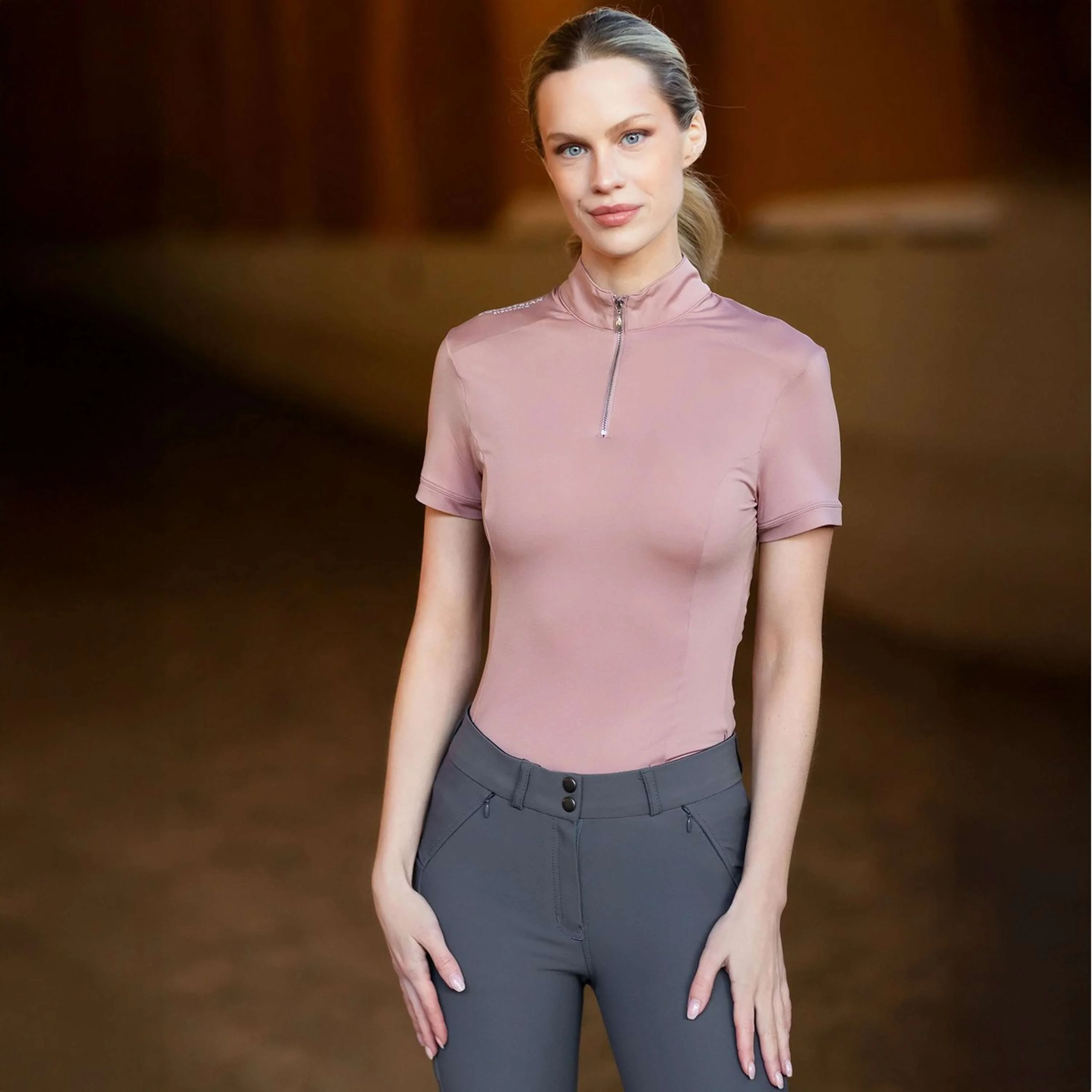 Equestrian Stockholm Chemise UV Protection Rose - Image 2