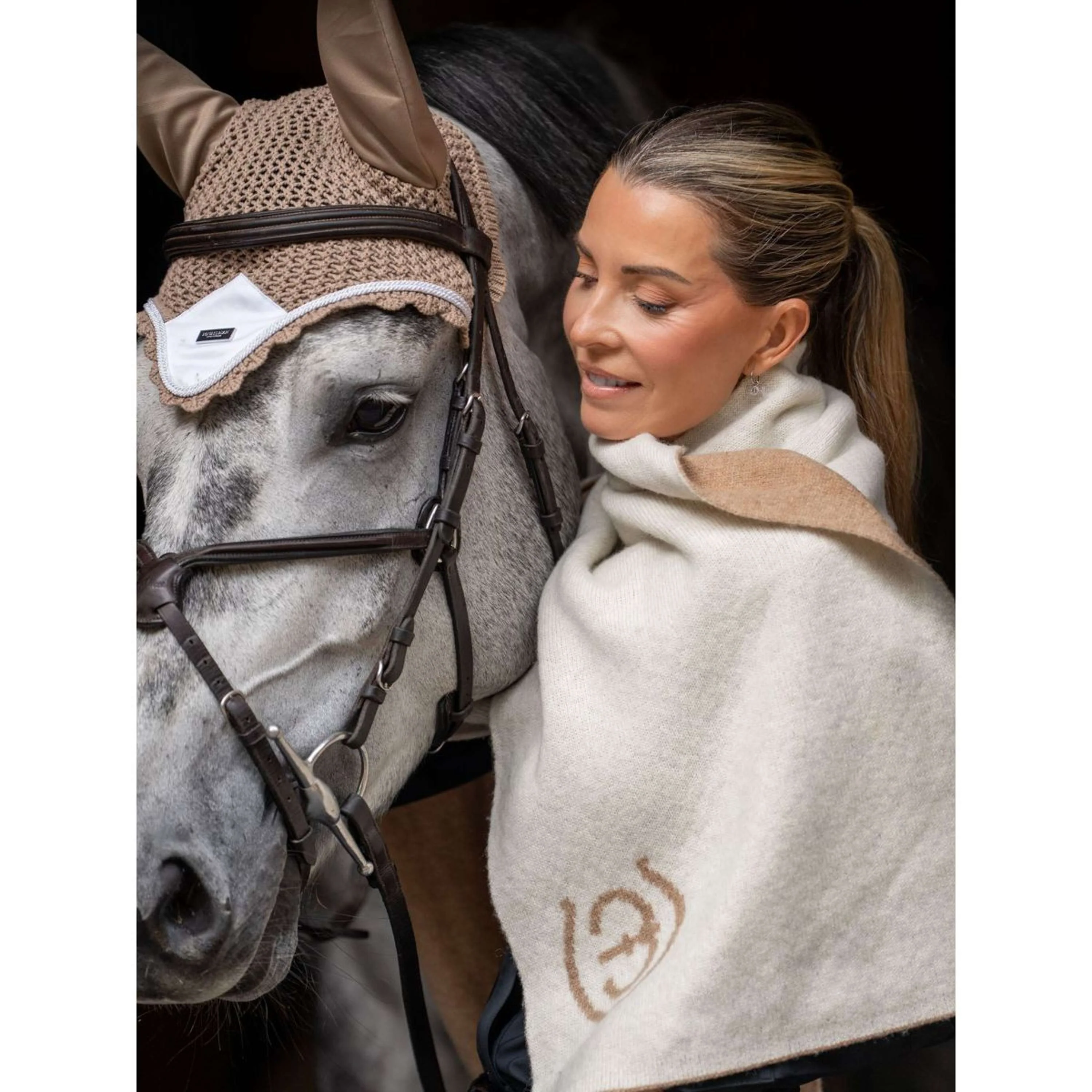 Equestrian Stockholm Echarpe Woven Sable - Image 4