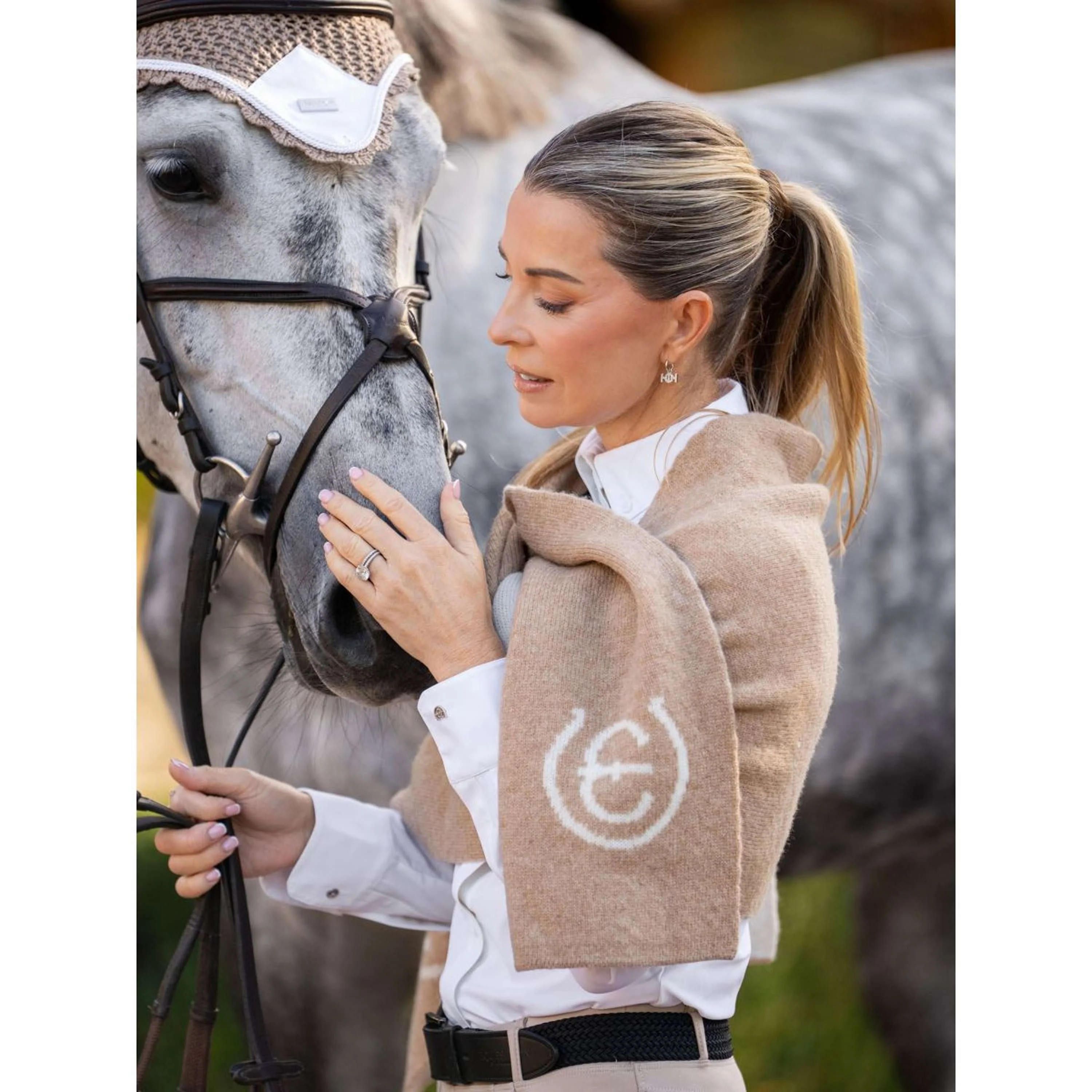 Equestrian Stockholm Echarpe Woven Sable - Image 7