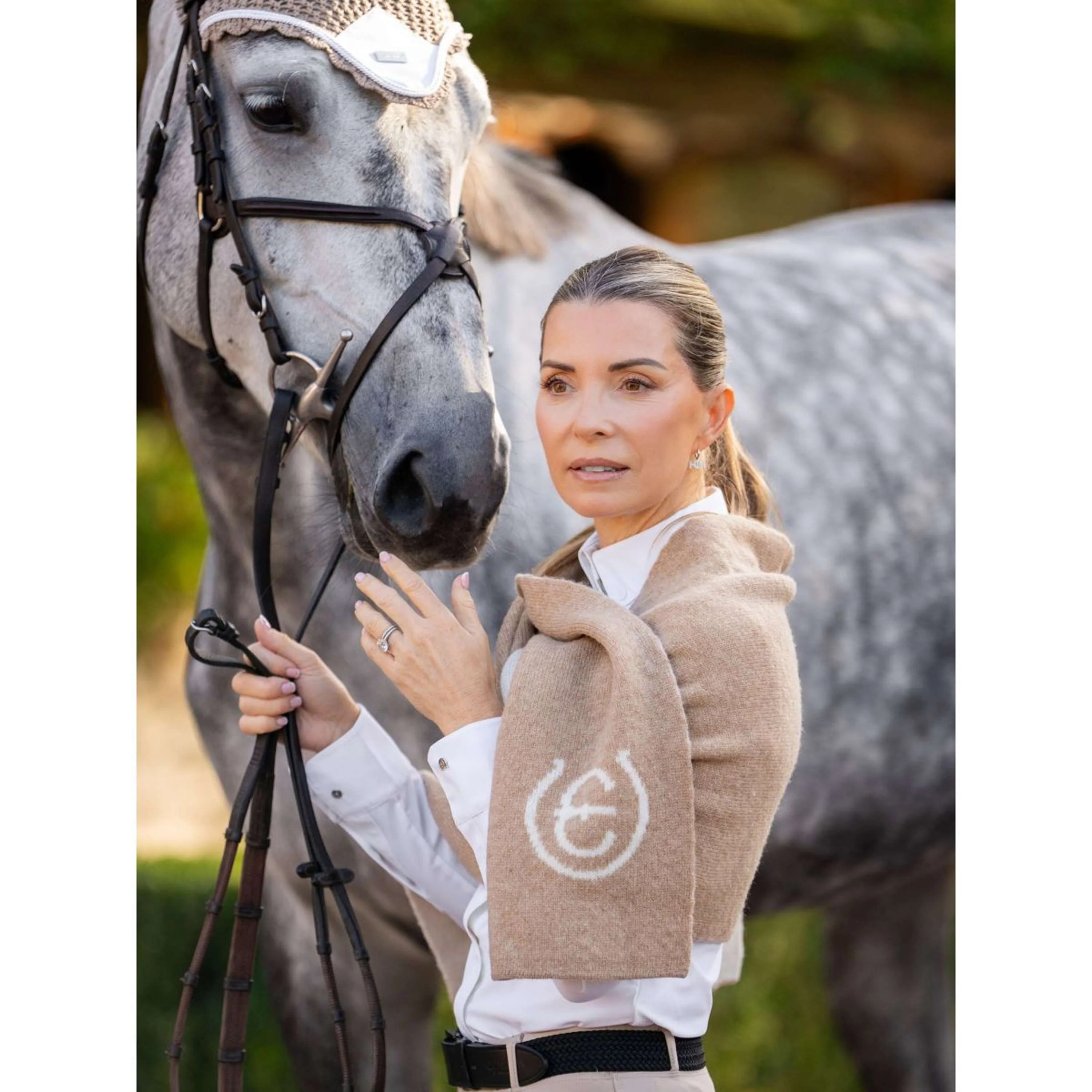 Equestrian Stockholm Echarpe Woven Sable - Image 8