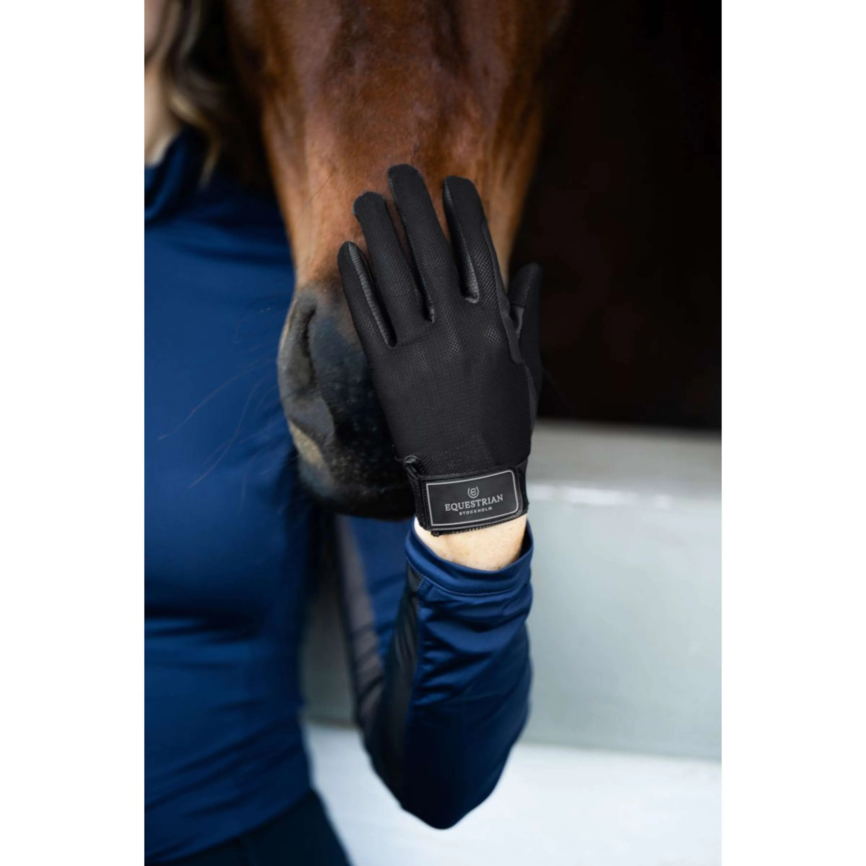 Equestrian Stockholm Gants d'Équitation Summer Black Edition - Image 2