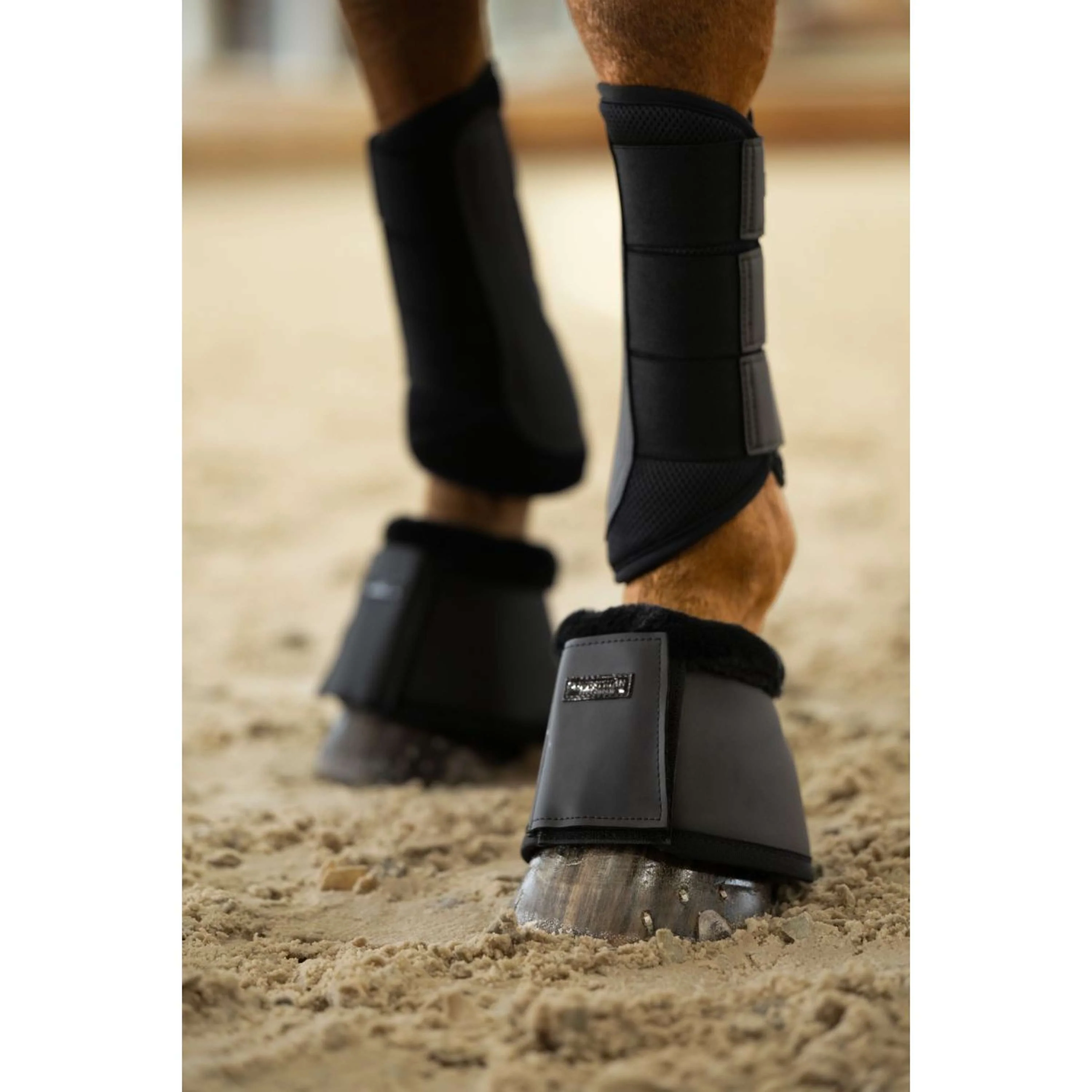 Equestrian Stockholm Guêtres Classic Mesh All Black - Image 10
