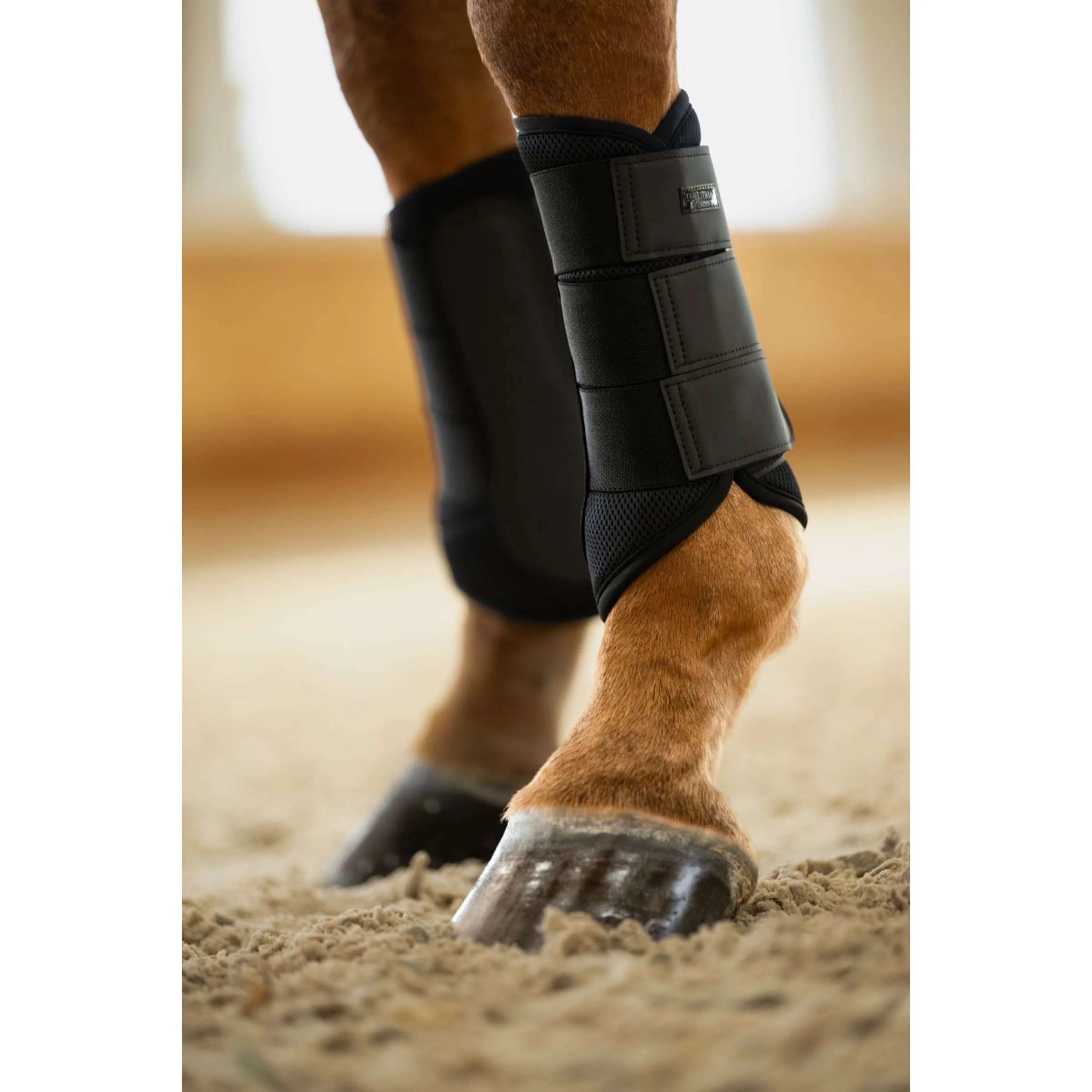 Equestrian Stockholm Guêtres Classic Mesh All Black - Image 2