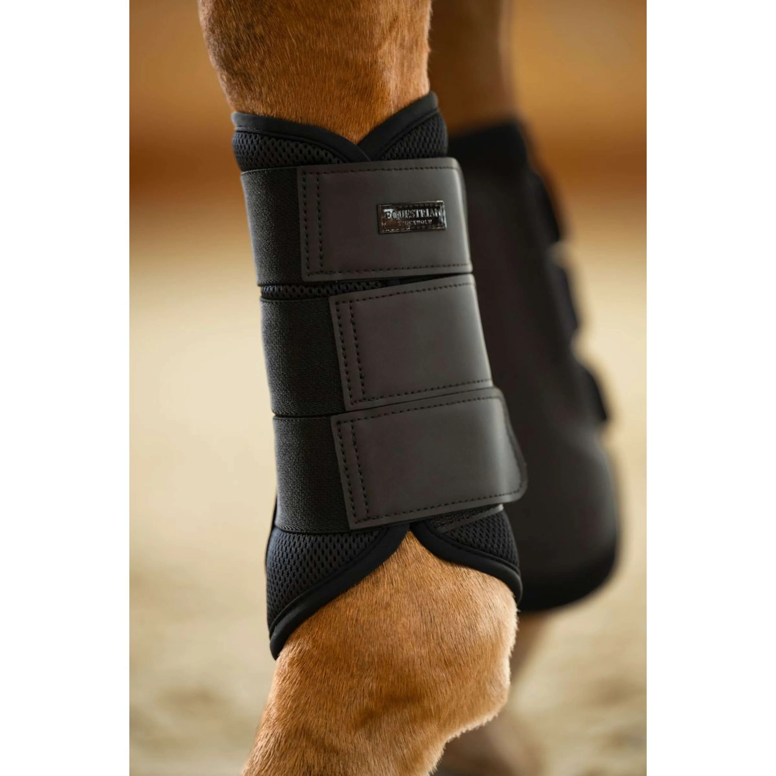 Equestrian Stockholm Guêtres Classic Mesh All Black - Image 6