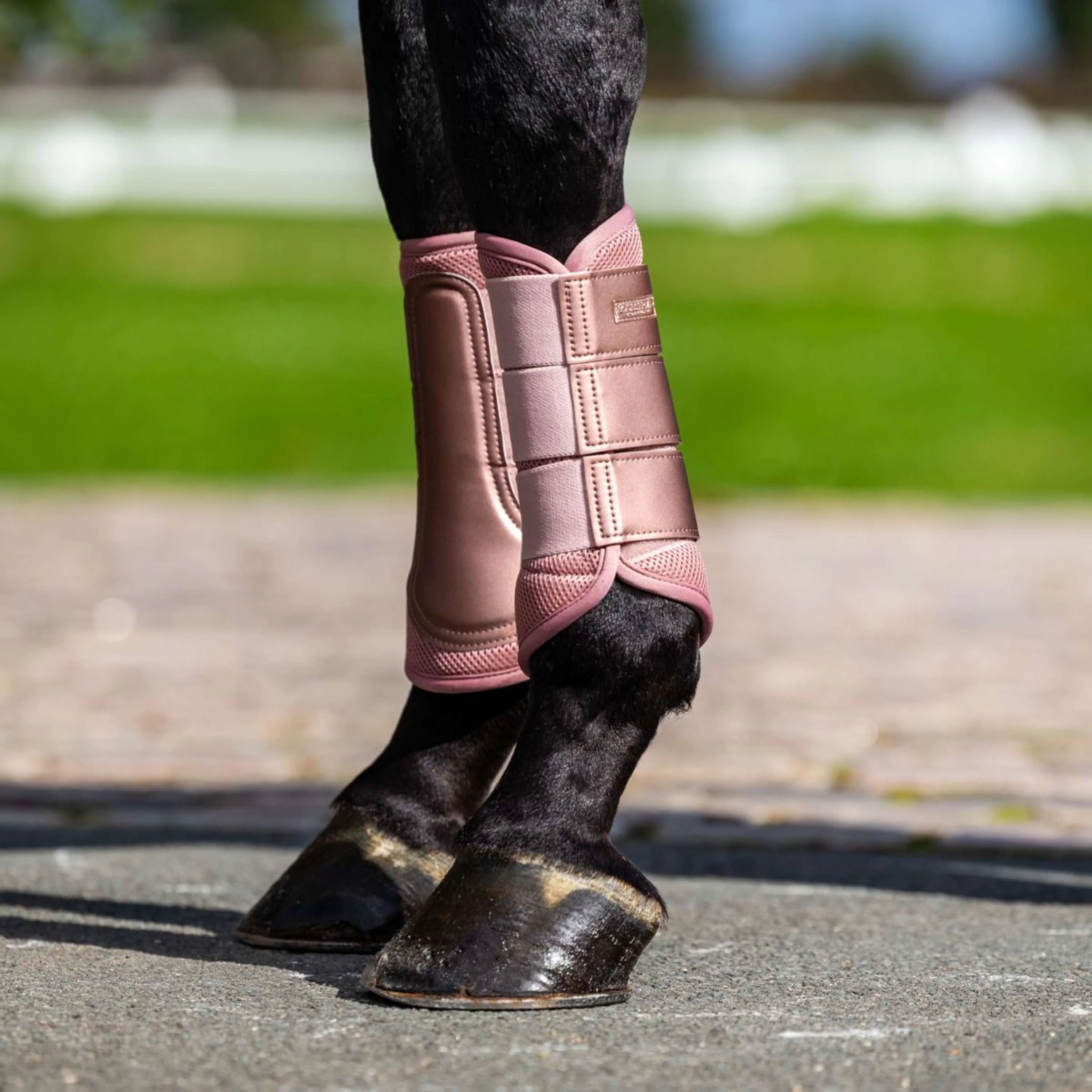 Equestrian Stockholm Guêtres Classic Mesh Midsummer Blush - Image 2