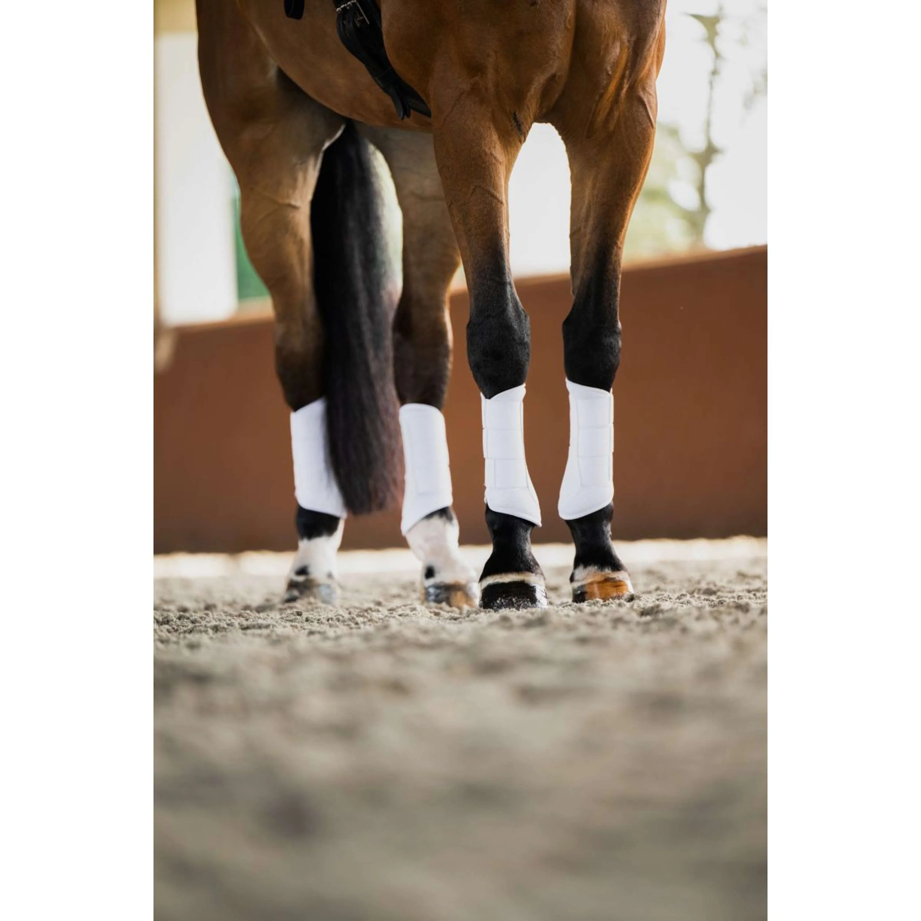 Equestrian Stockholm Guêtres Classic Mesh White Silver - Image 8