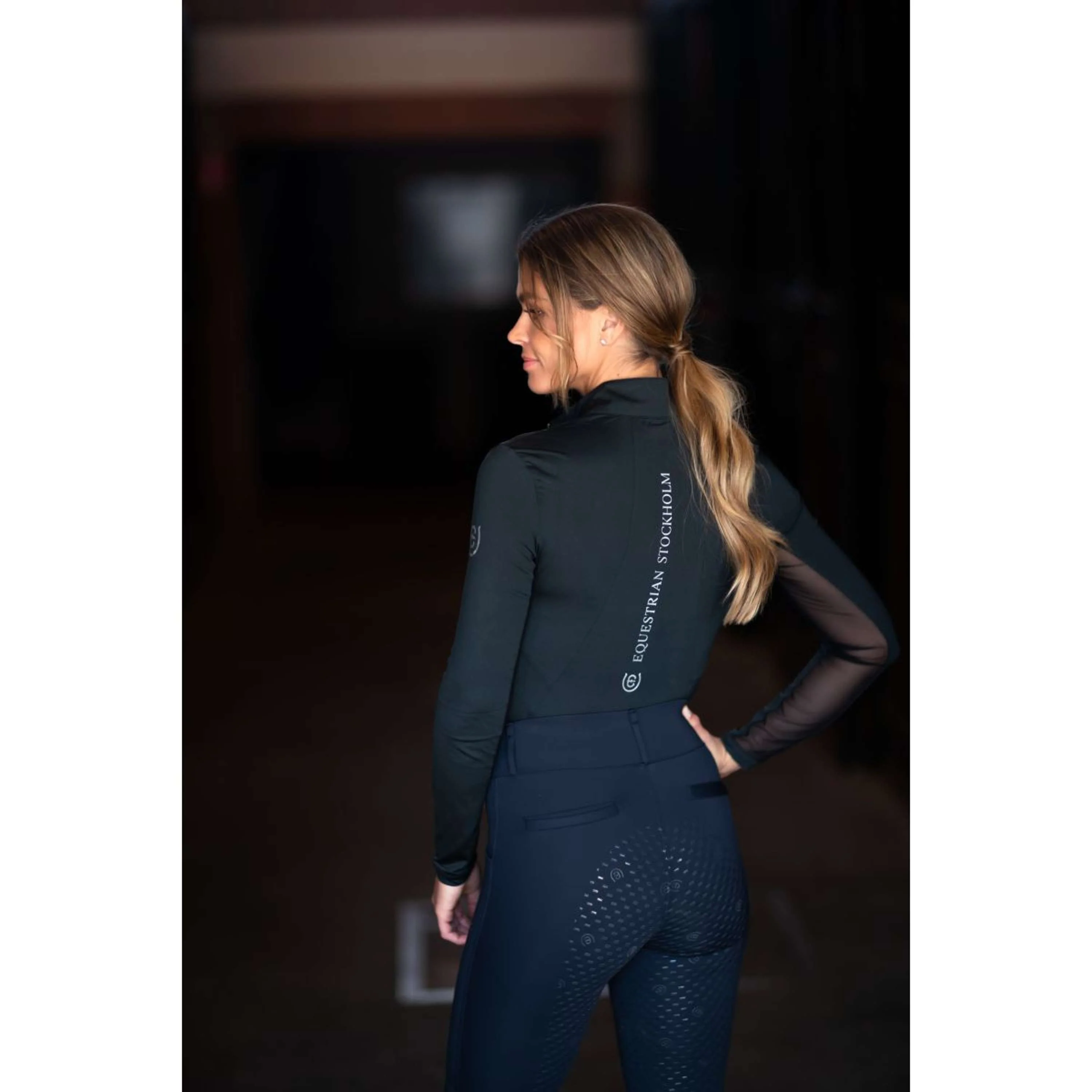 Equestrian Stockholm Legging d'Équitation Movement Dressage All Navy - Image 7