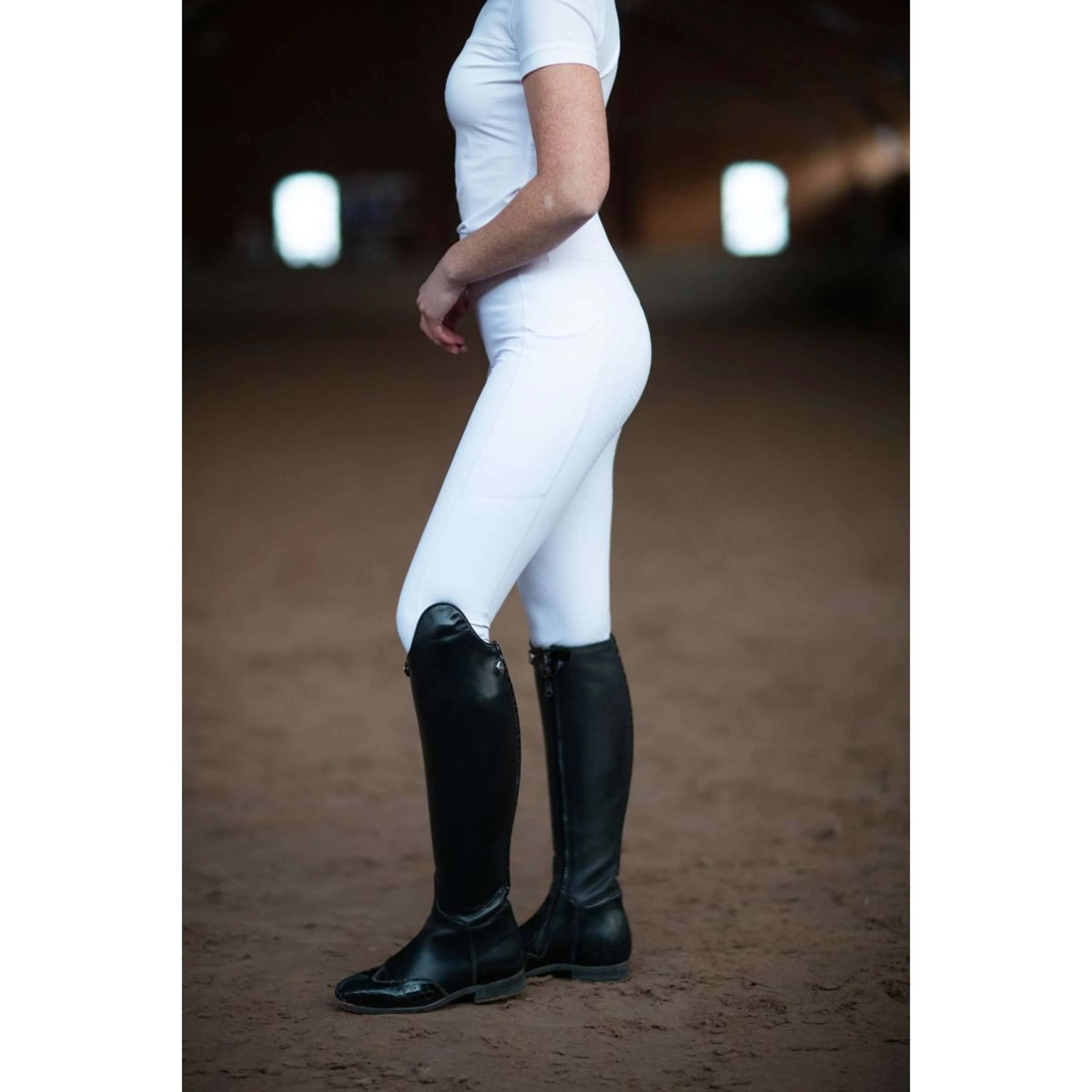 Equestrian Stockholm Legging d'Équitation Movement Dressage Blanc - Image 10