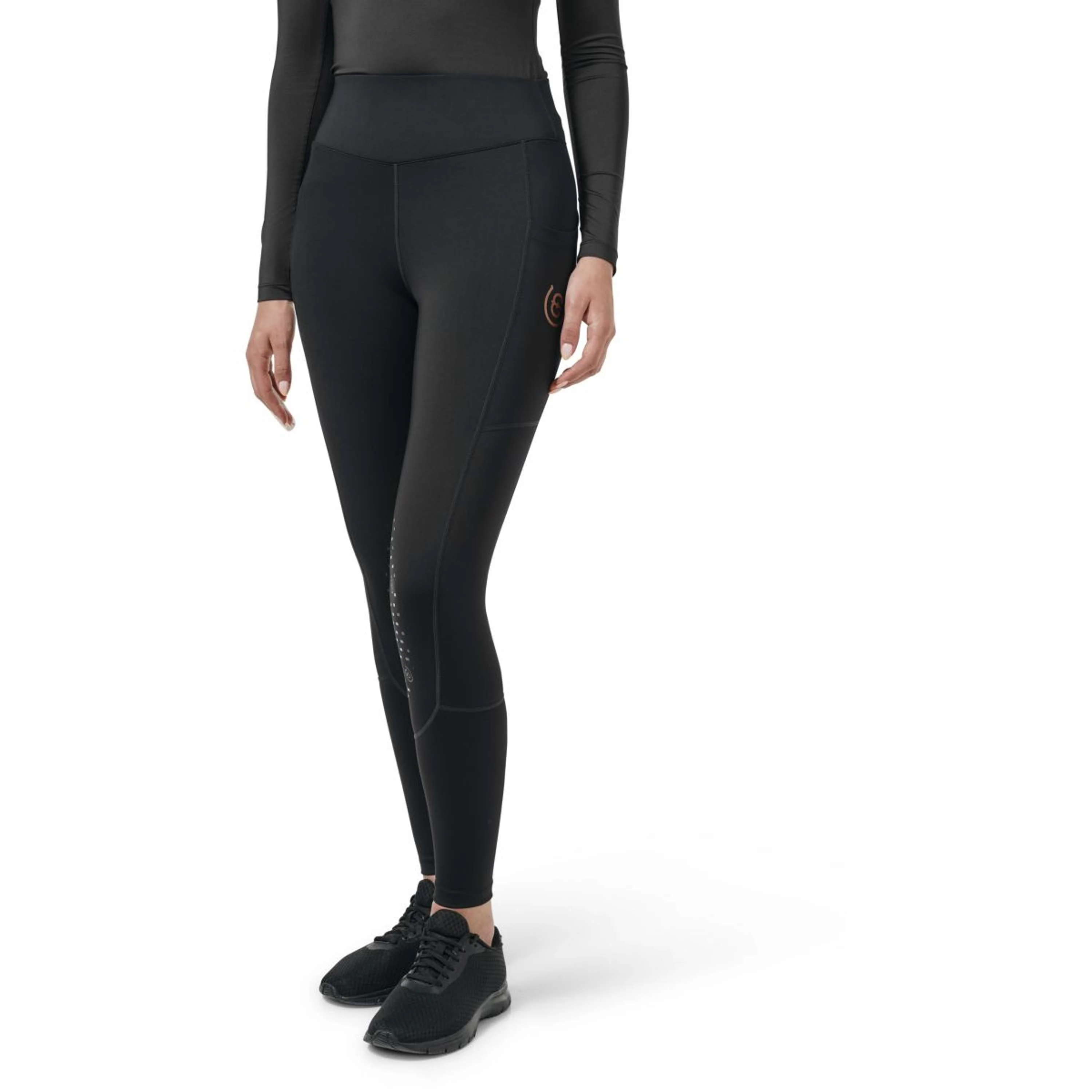 Equestrian Stockholm Legging d'Équitation Movement Jump All Black - Image 4