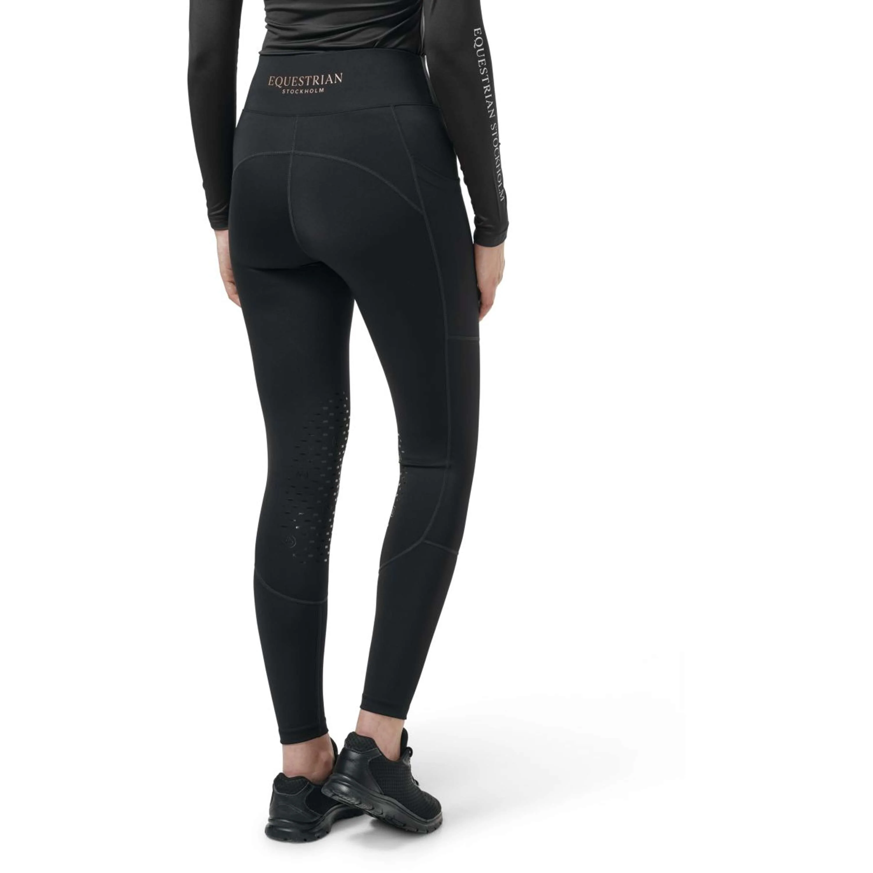 Equestrian Stockholm Legging d'Équitation Movement Jump All Black - Image 6