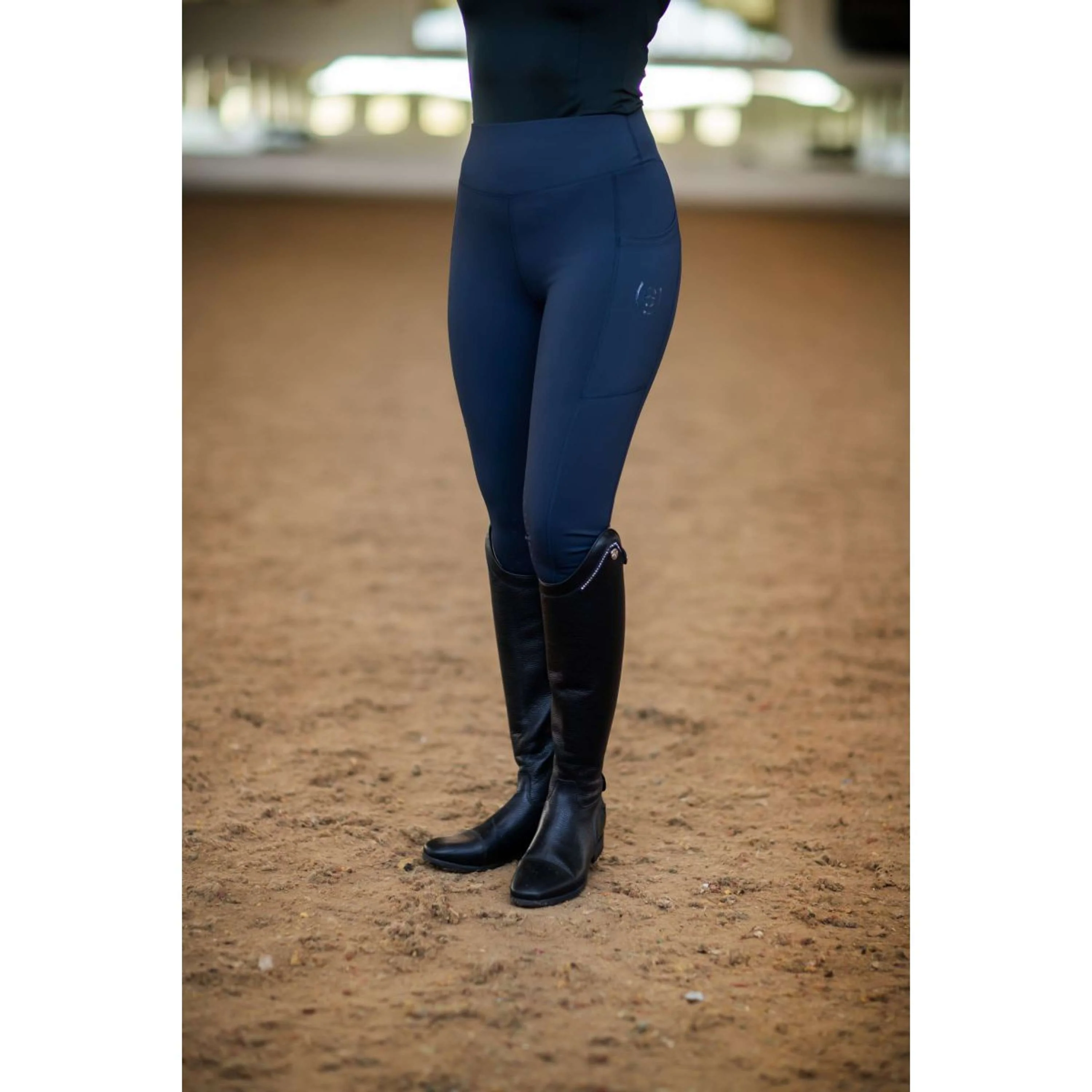 Equestrian Stockholm Legging d'Équitation Movement Jump All Navy - Image 5