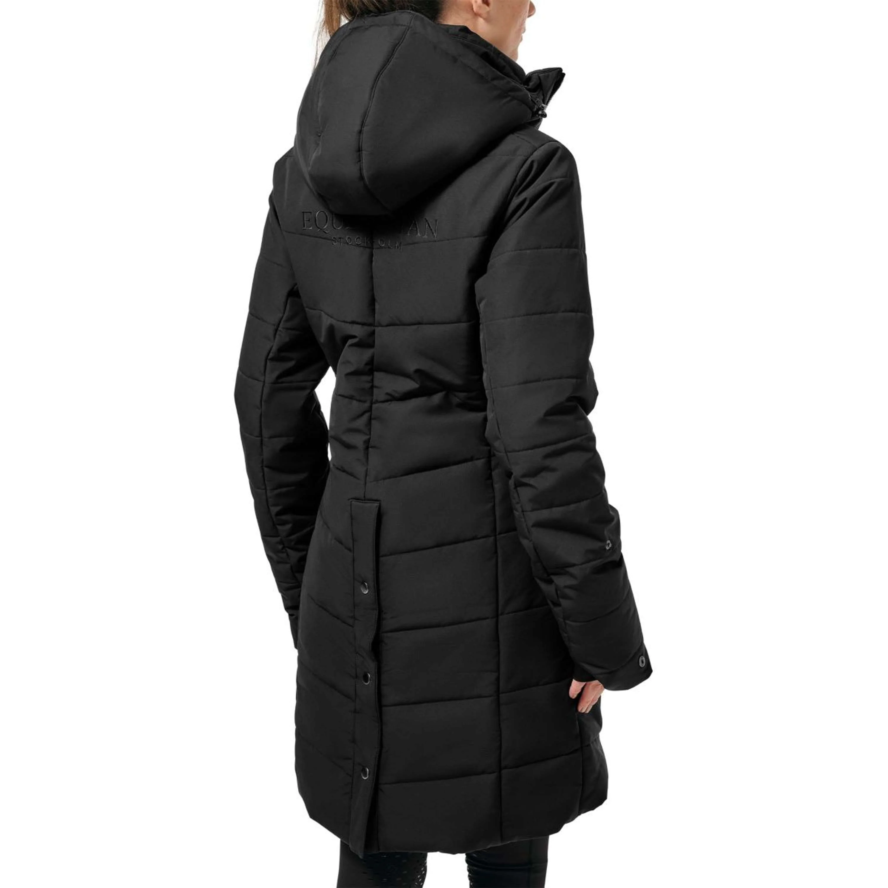Equestrian Stockholm Manteau d'Hiver Denali Black Mocha - Image 4
