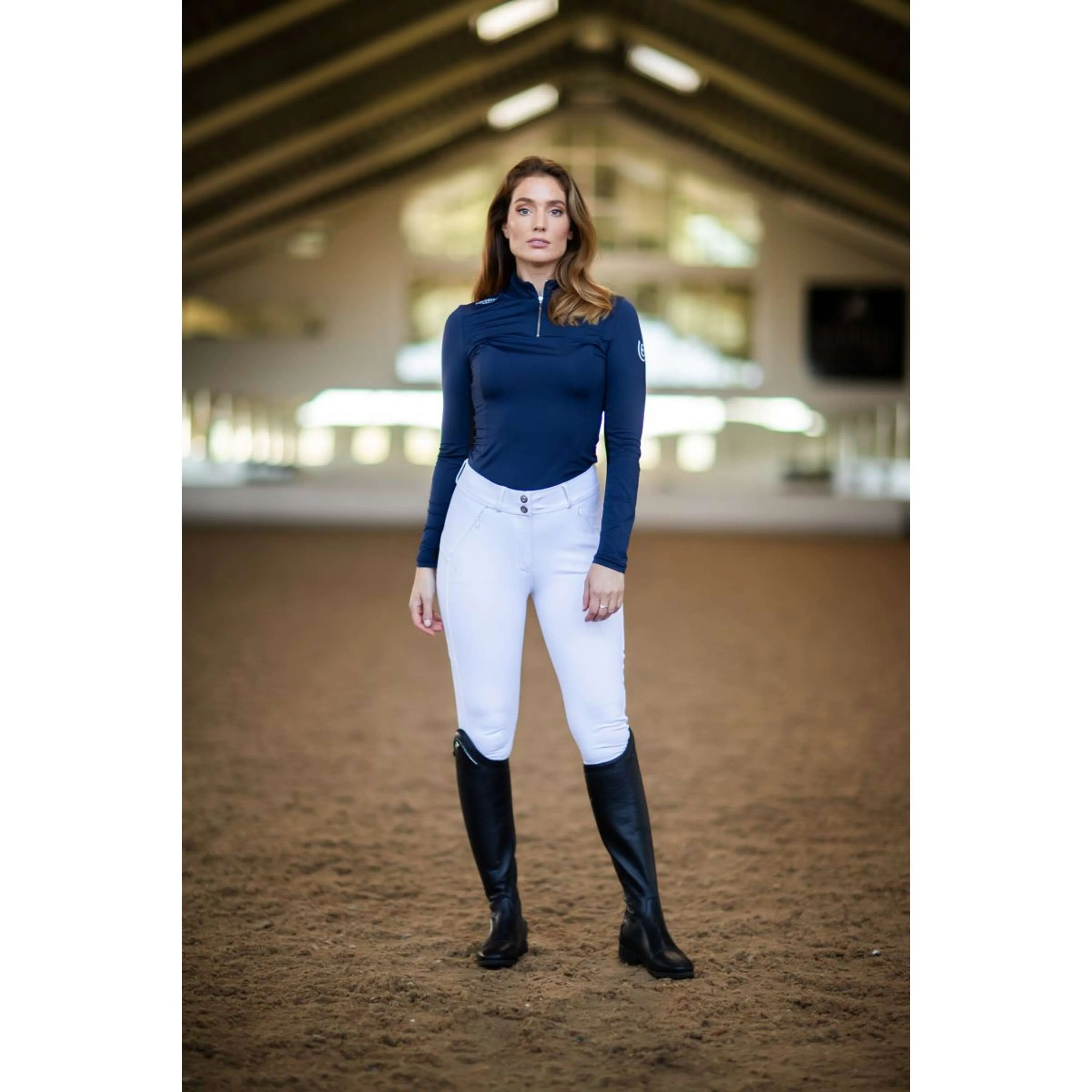 Equestrian Stockholm Pantalon d'Équitation Elite Jump Blanc - Image 2