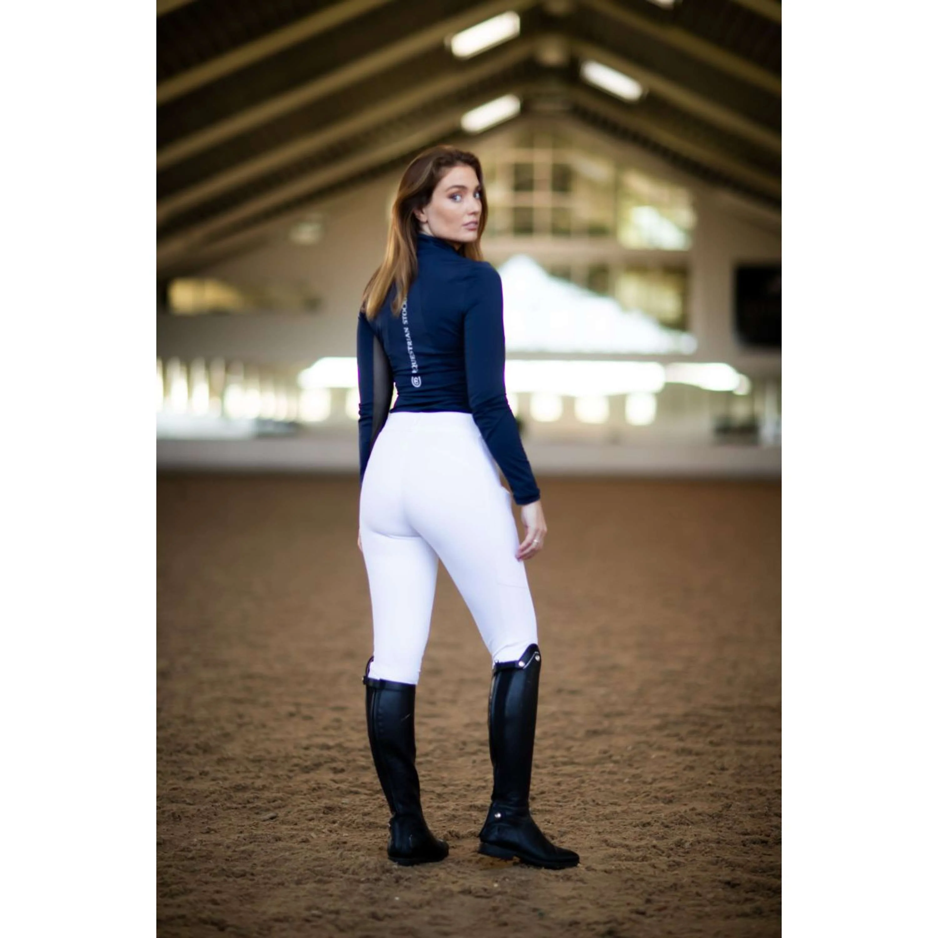 Equestrian Stockholm Pantalon d'Équitation Elite Jump Blanc - Image 4