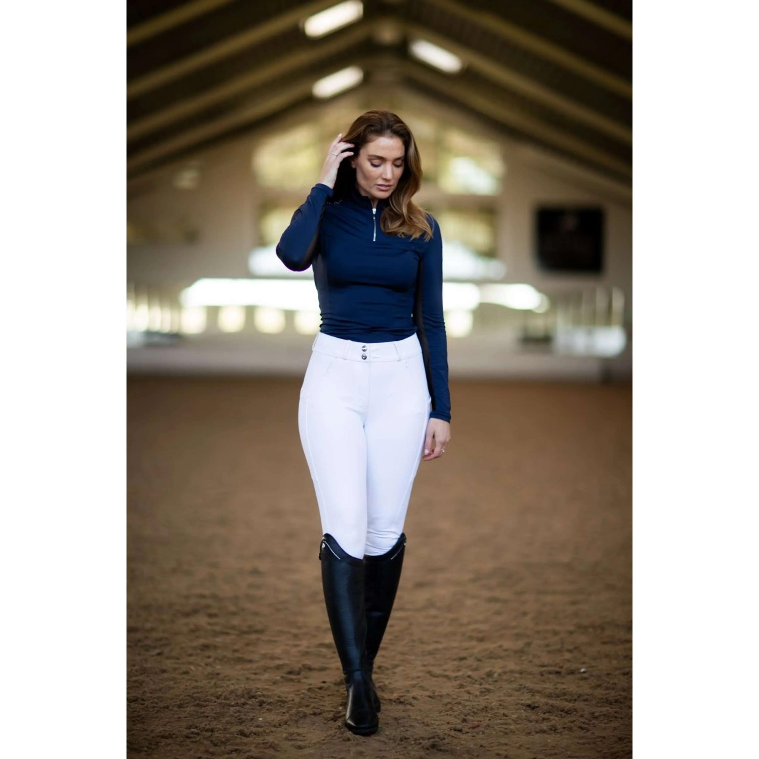 Equestrian Stockholm Pantalon d'Équitation Elite Jump Blanc - Image 5