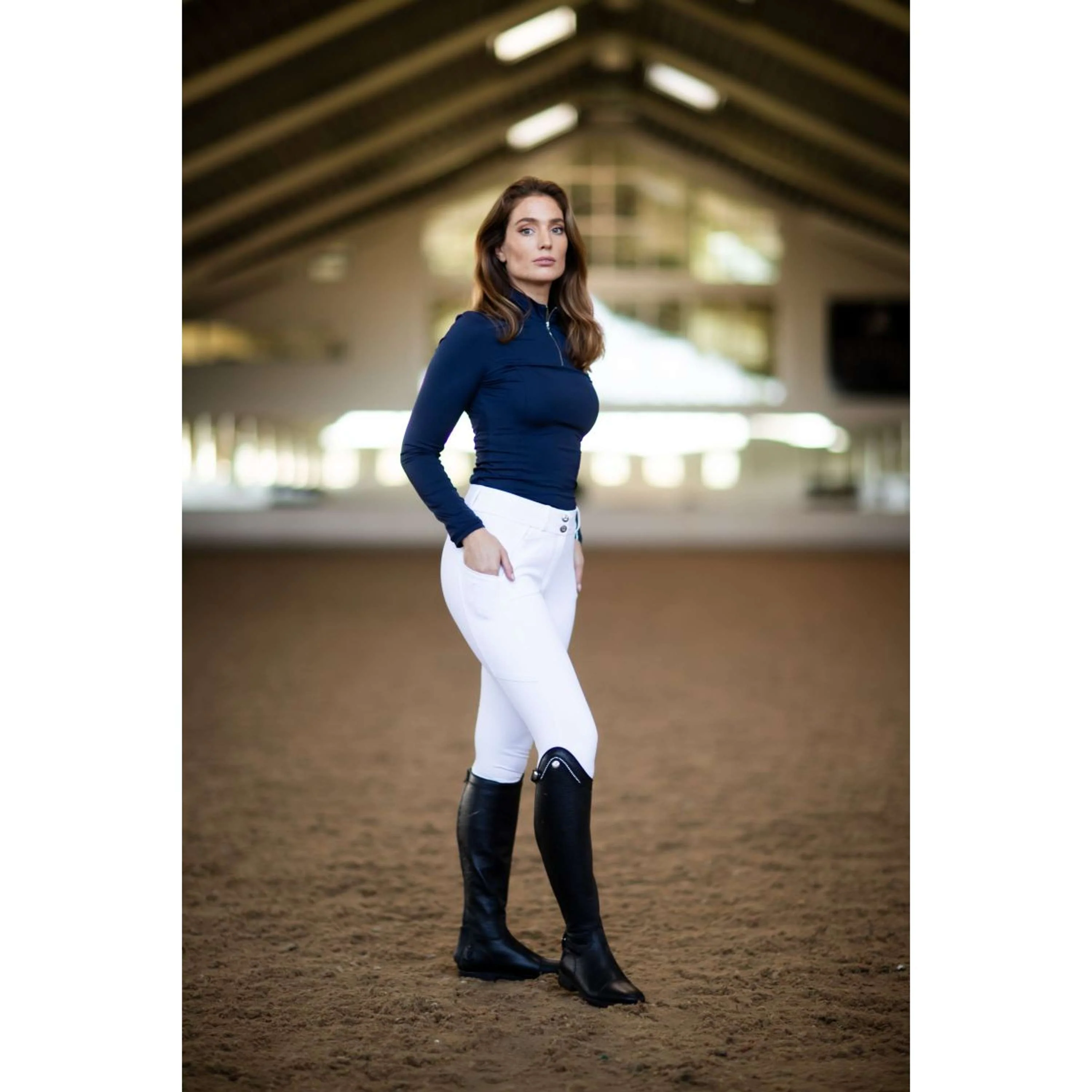 Equestrian Stockholm Pantalon d'Équitation Elite Jump Blanc - Image 6
