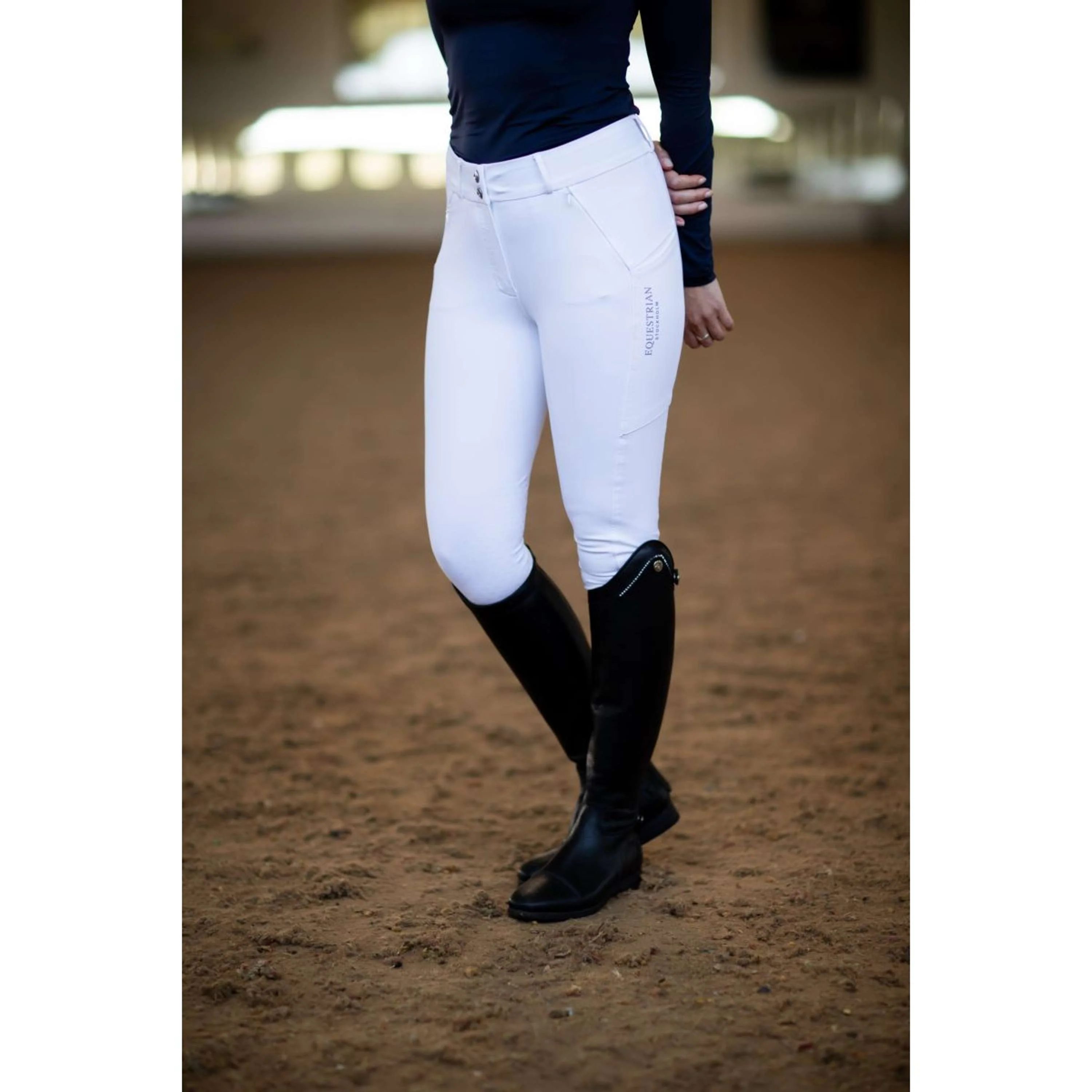 Equestrian Stockholm Pantalon d'Équitation Elite Jump Blanc - Image 7