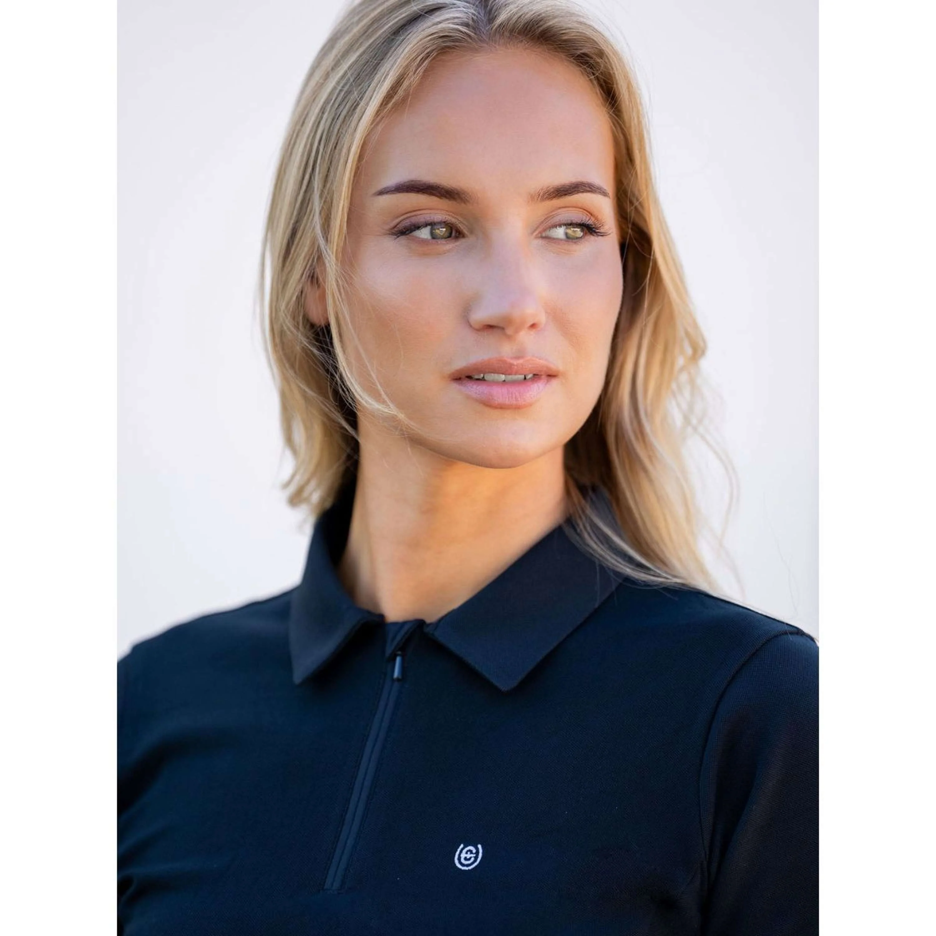 Equestrian Stockholm Polo Zip Noir - Image 4