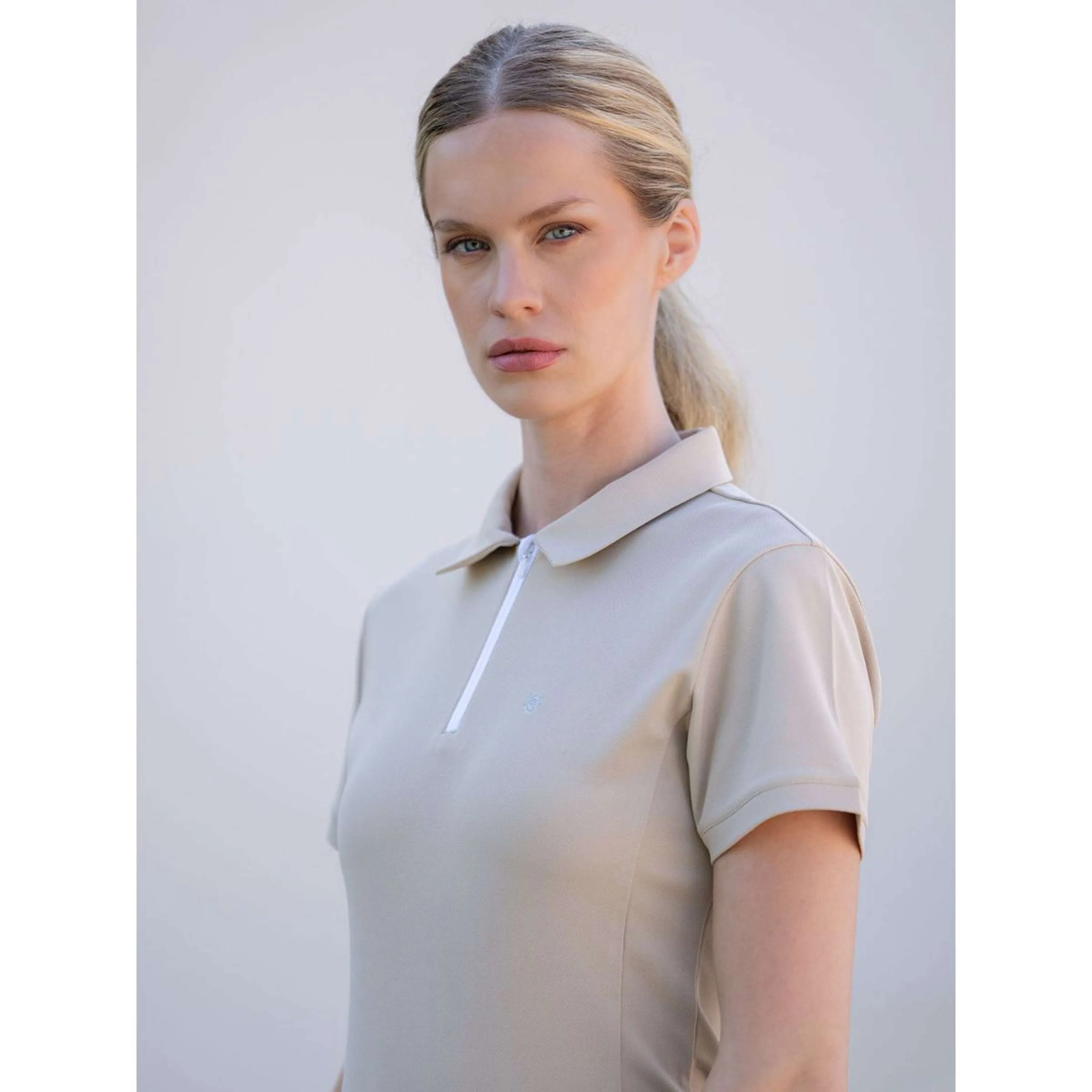 Equestrian Stockholm Polo Zip Sable - Image 5
