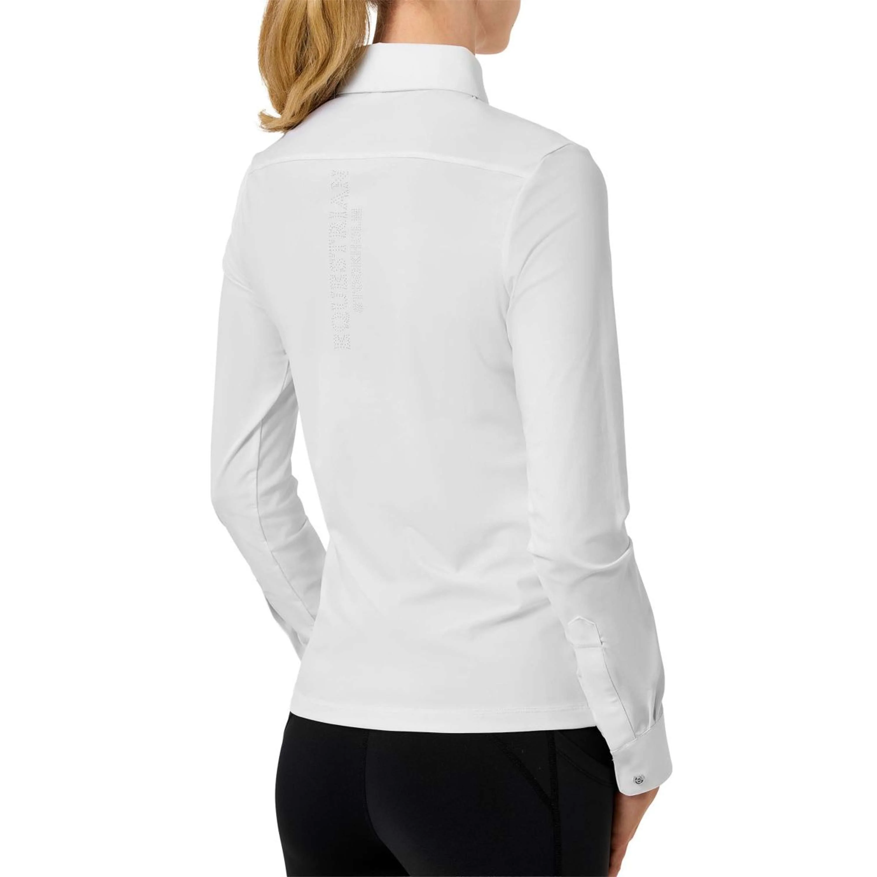 Equestrian Stockholm T-shirt de Concours Performance Blanc - Image 8