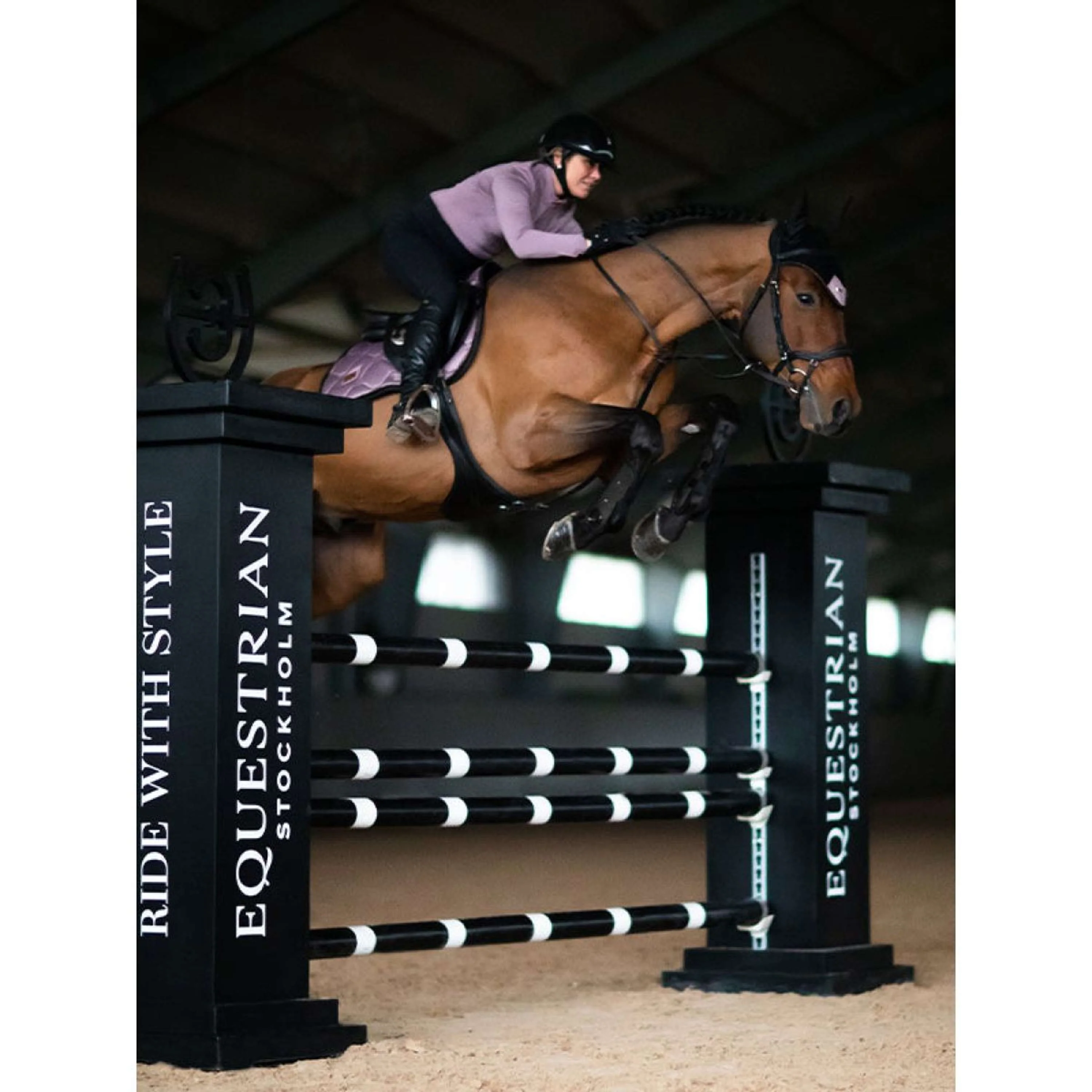 Equestrian Stockholm Tapis de Selle de Saut Anemone - Image 3