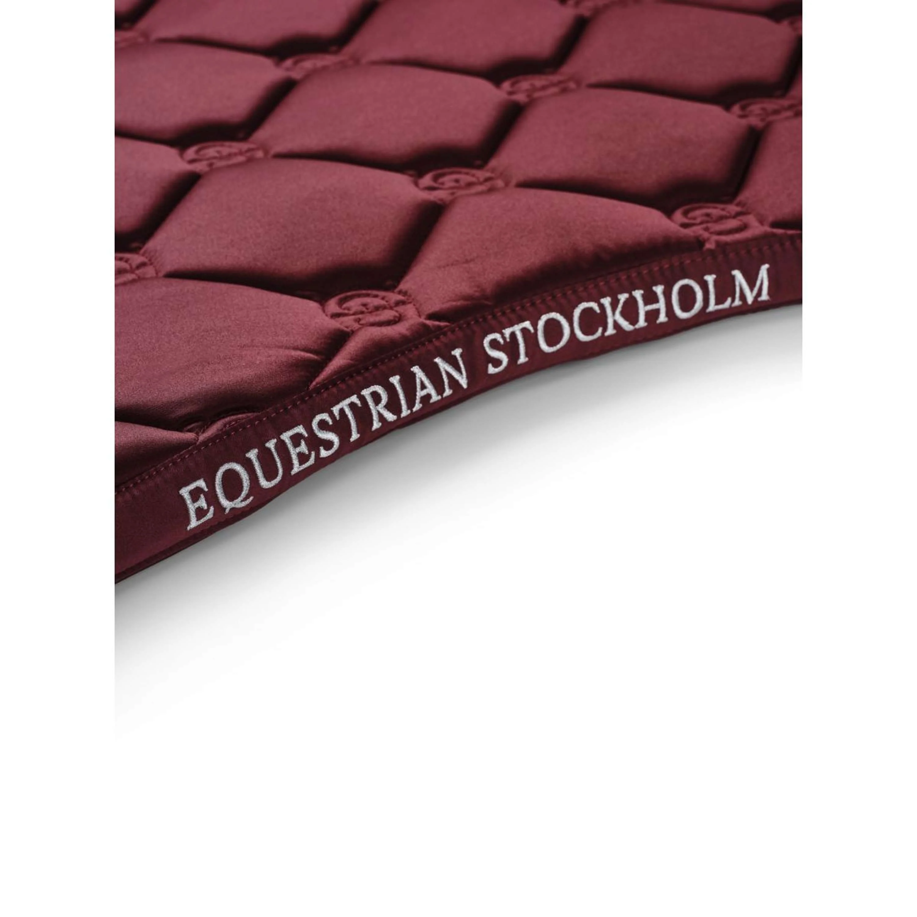 Equestrian Stockholm Tapis de Selle de Saut Bordeaux - Image 4