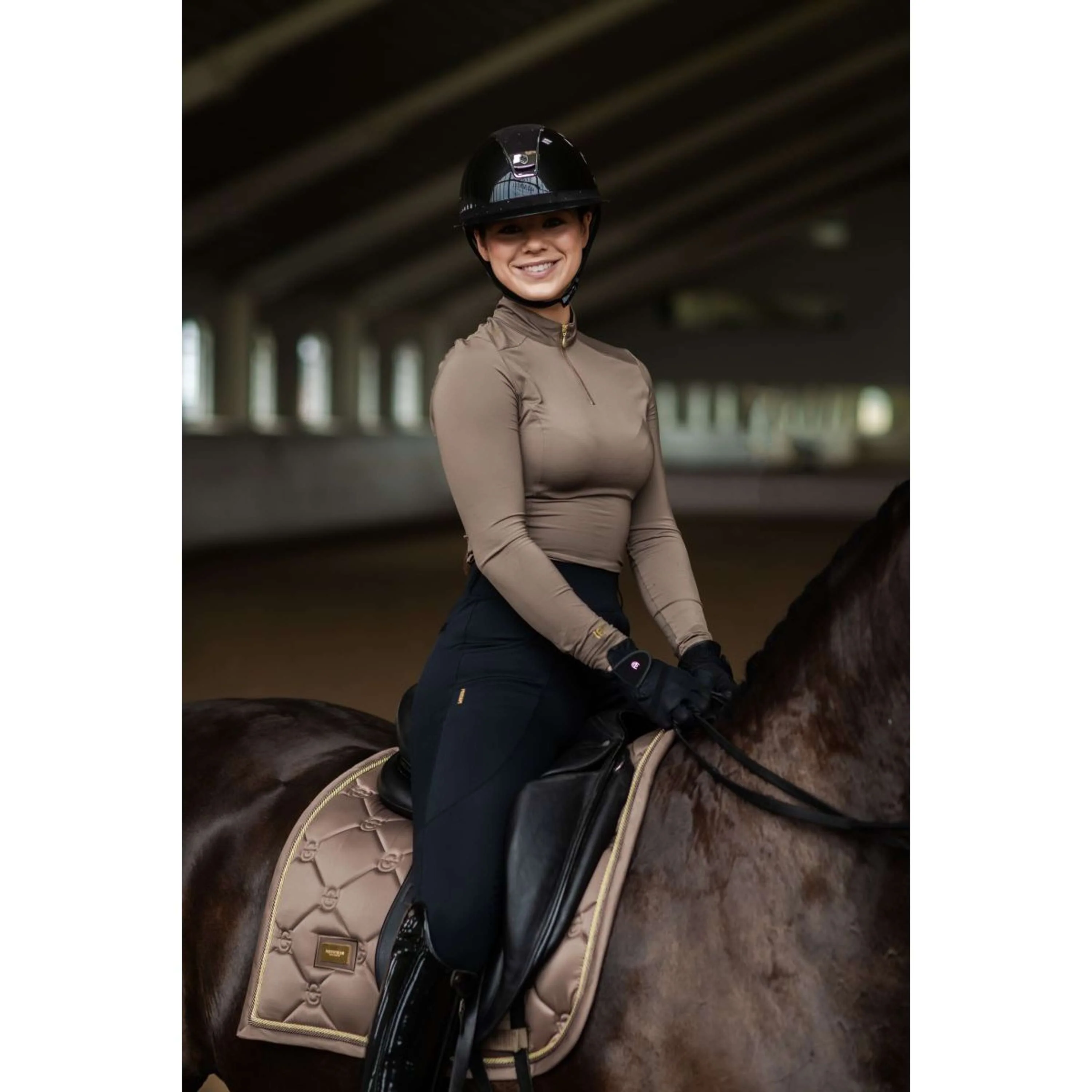 Equestrian Stockholm Tapis de Selle Dressage Champagne - Image 6