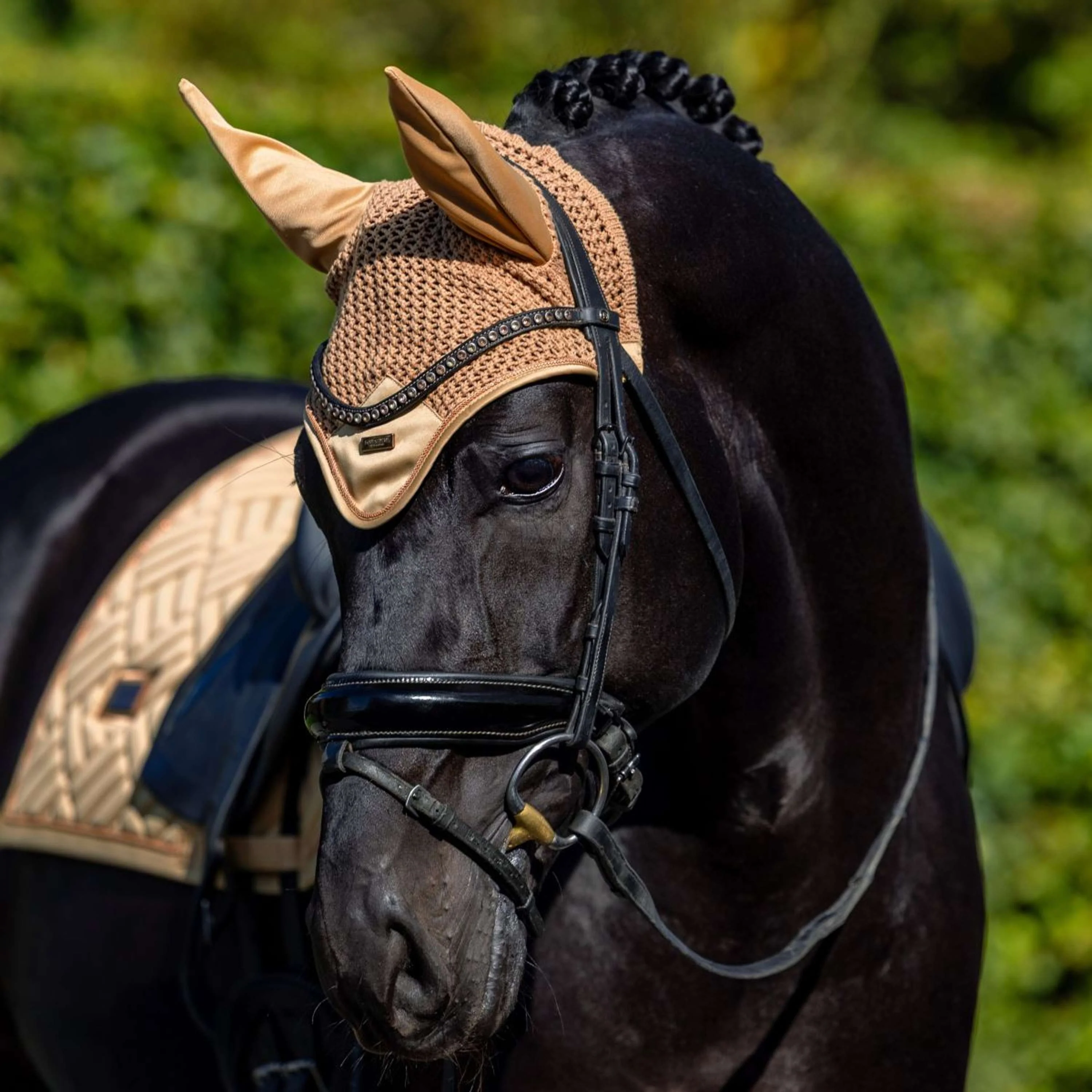 Equestrian Stockholm Bonnet Anti-Mouches Modern Midsummer Glow - Image 2