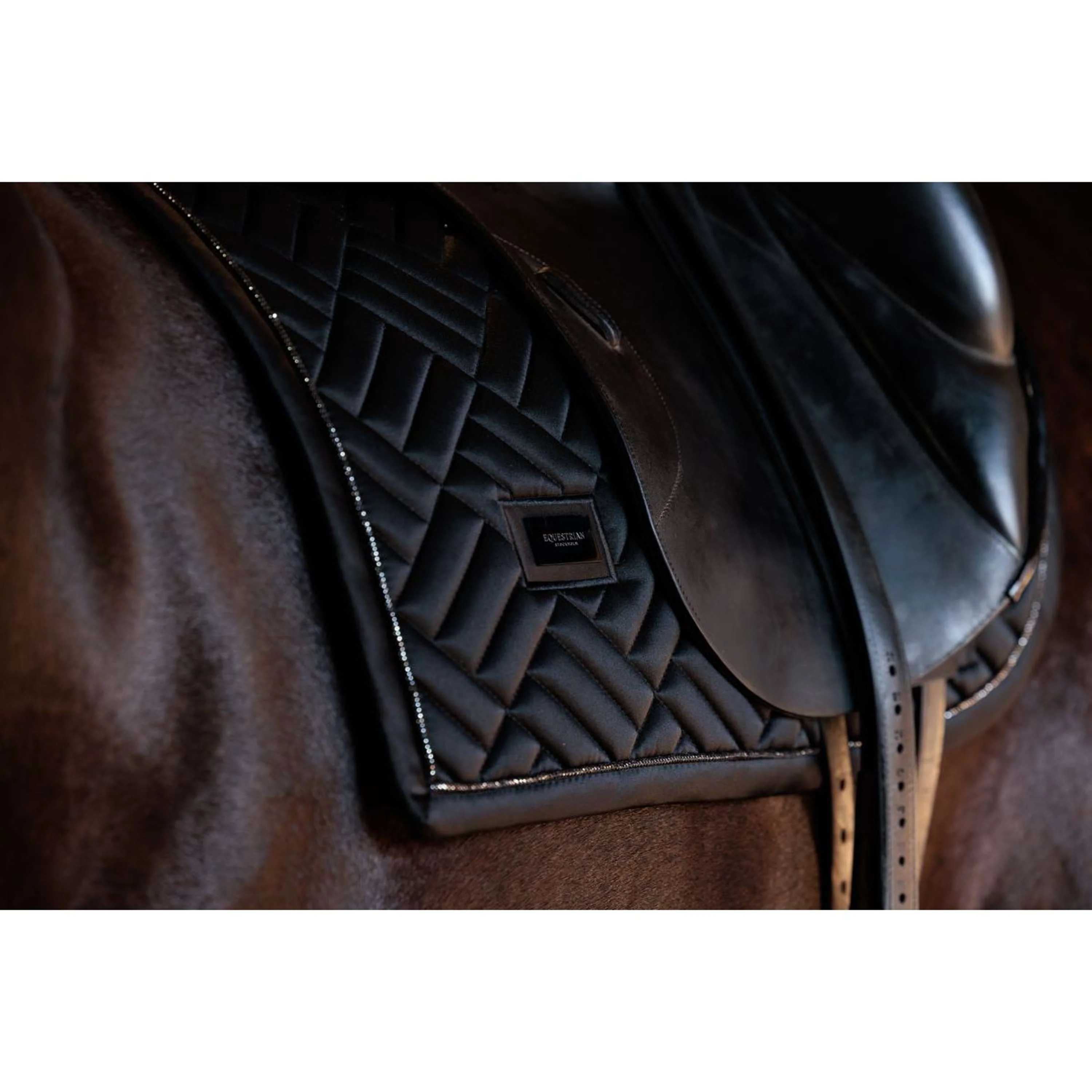 Equestrian Stockholm Tapis de Selle Modern Dressage Noir - Image 5
