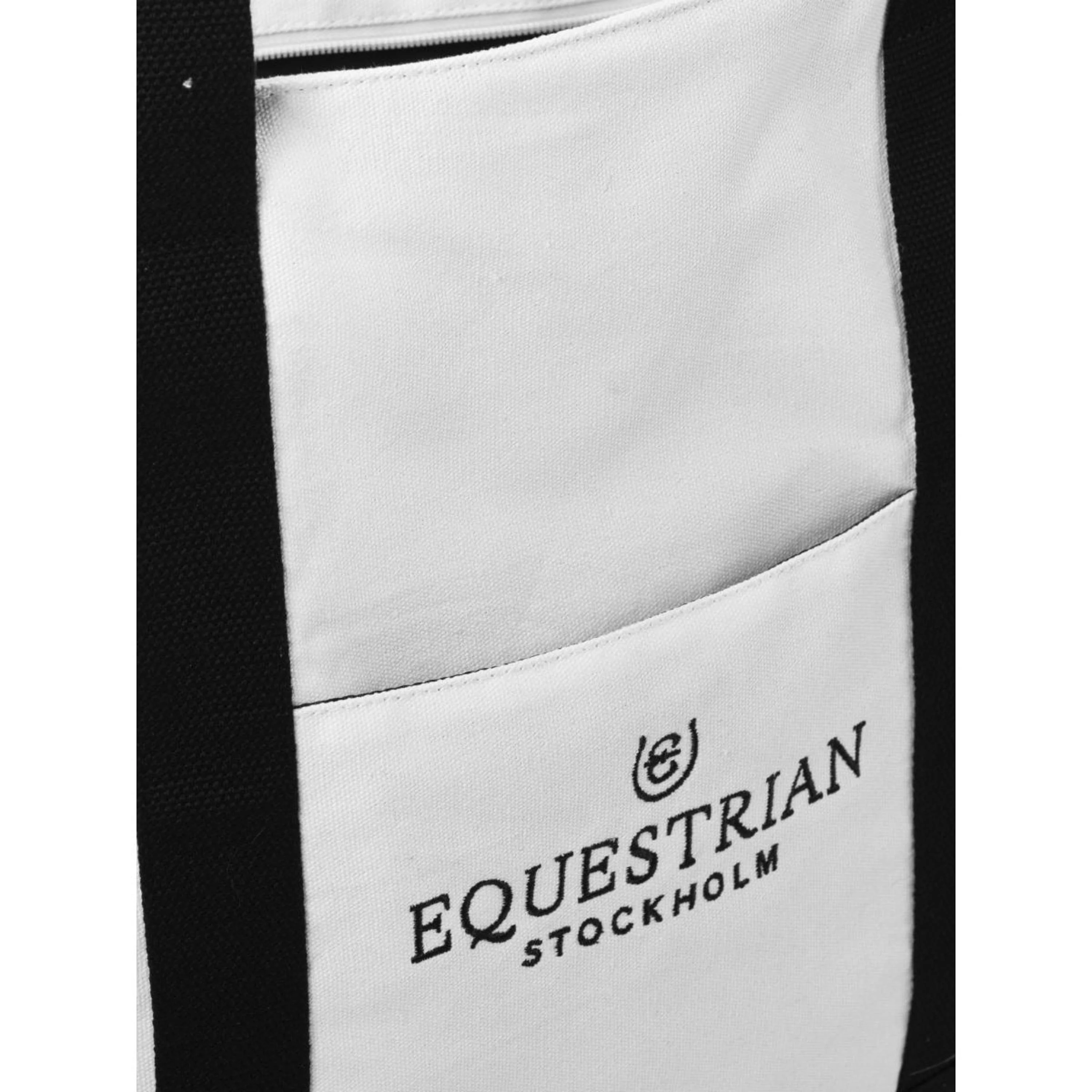 Equestrian Stockholm Tote Bag Blanc - Image 2