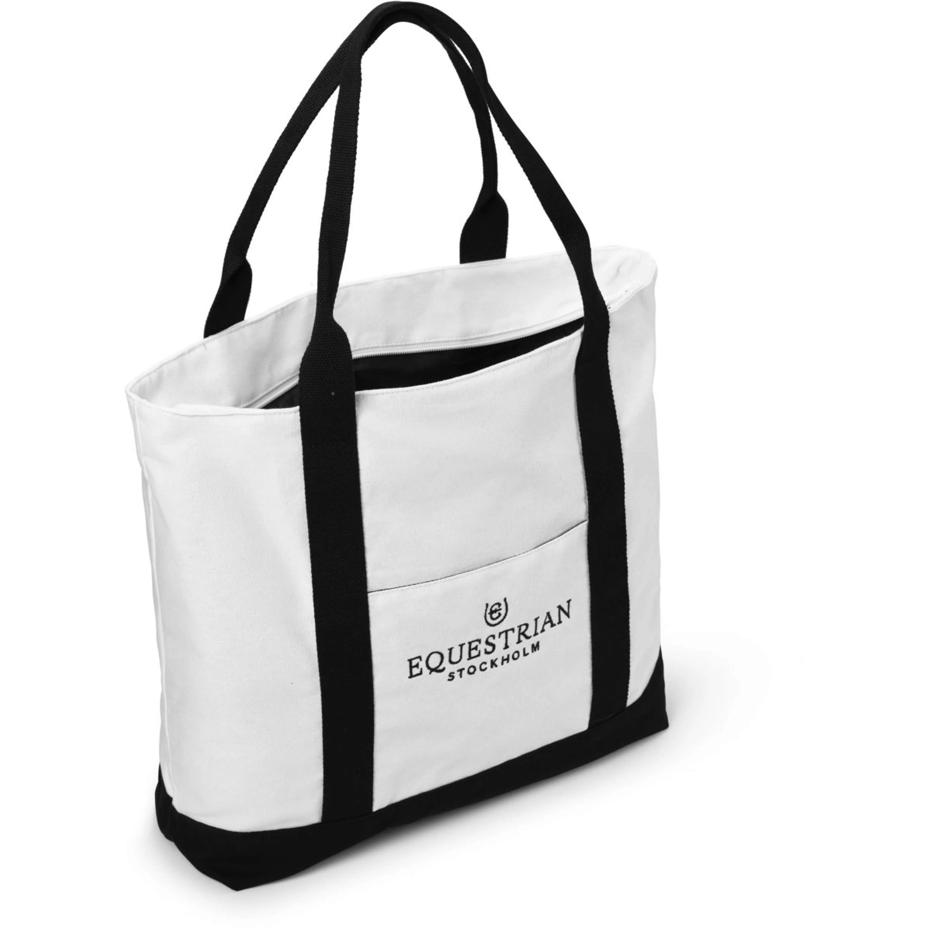 Equestrian Stockholm Tote Bag Blanc - Image 3