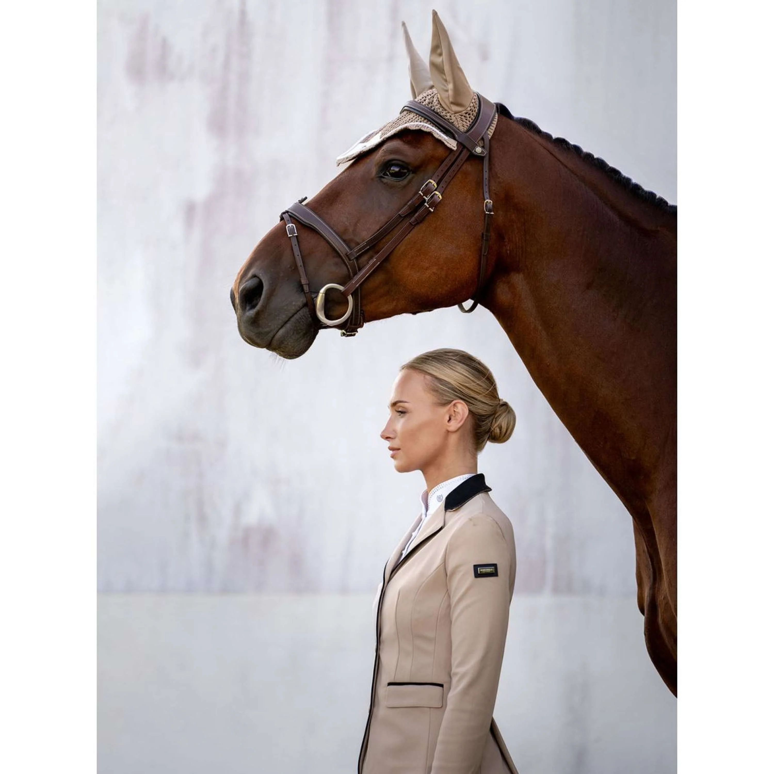 Equestrian Stockholm Veste de Concours Classic Sable - Image 8
