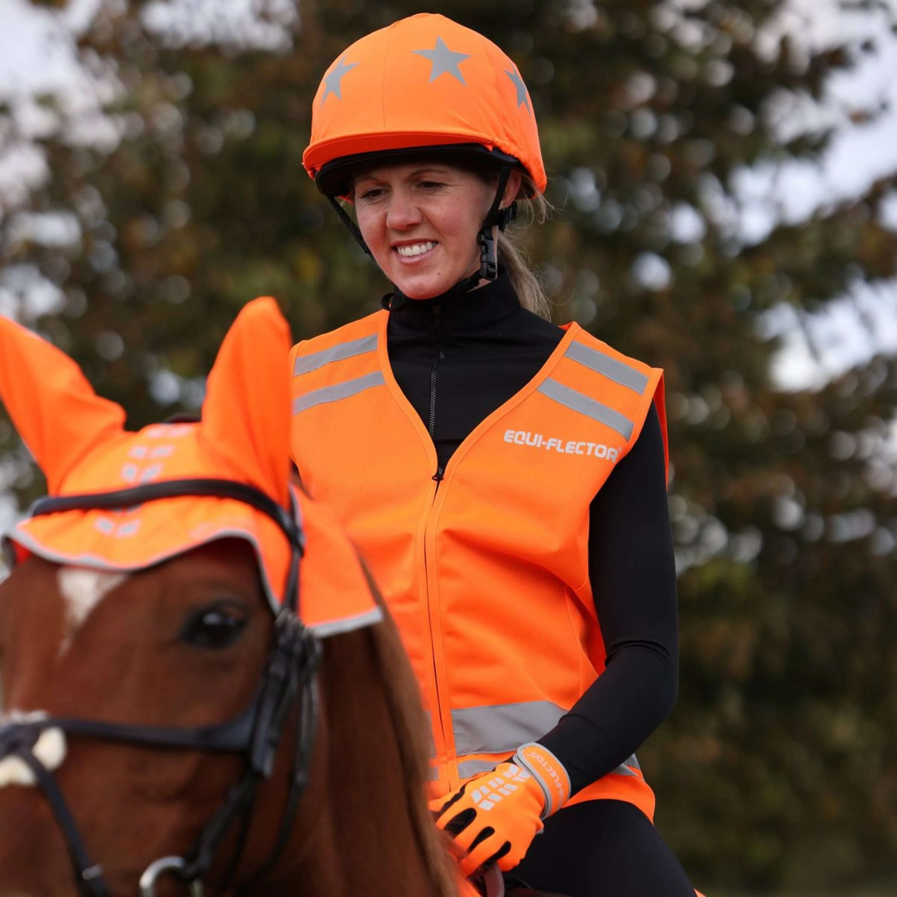 Equi-Flector by Shires Gilet de Sécurité Kids Orange - Image 3