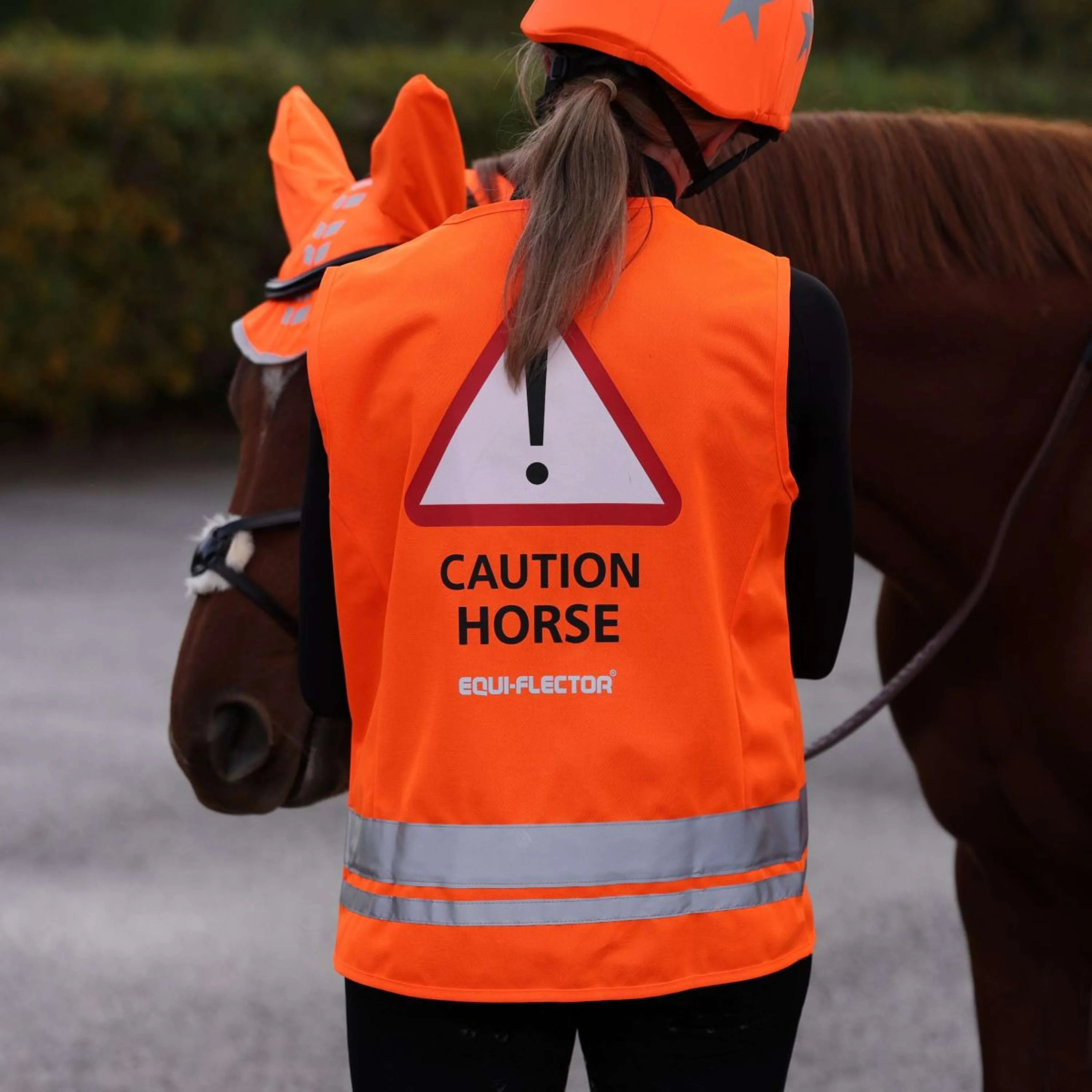 Equi-Flector by Shires Gilet de Sécurité Kids Orange - Image 4