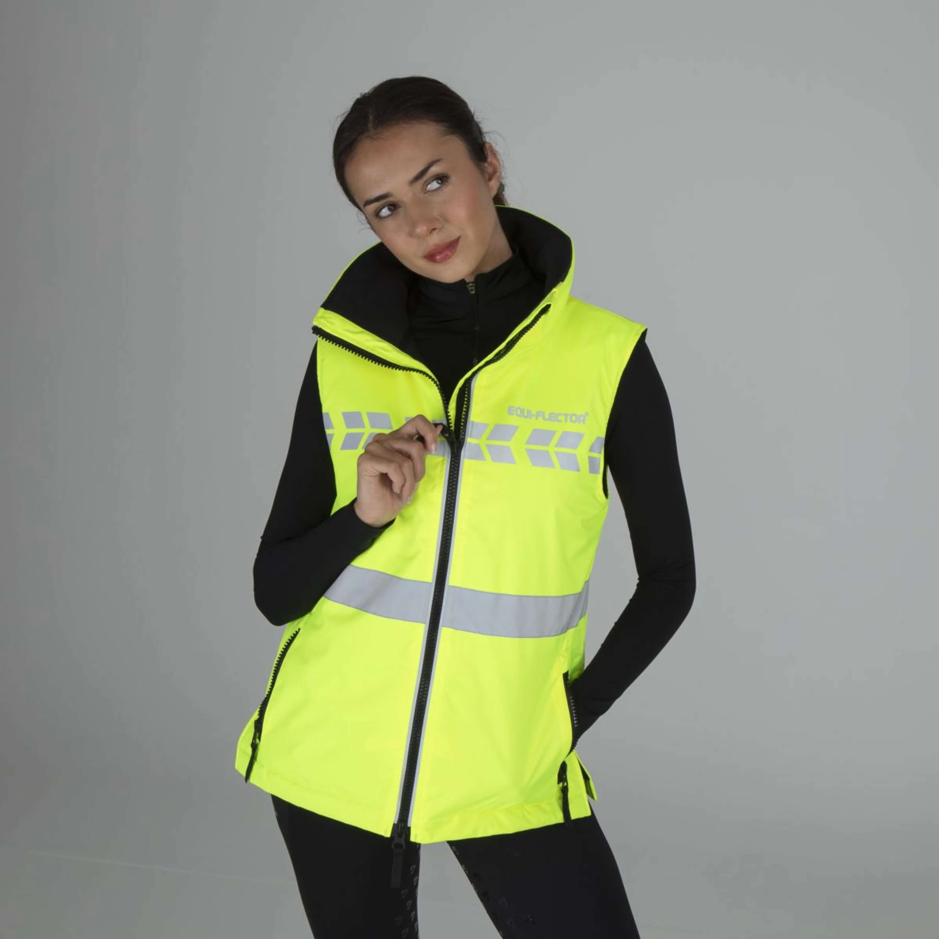 Equi-Flector by Shires Gilet Réfléchissant Jaune - Image 13