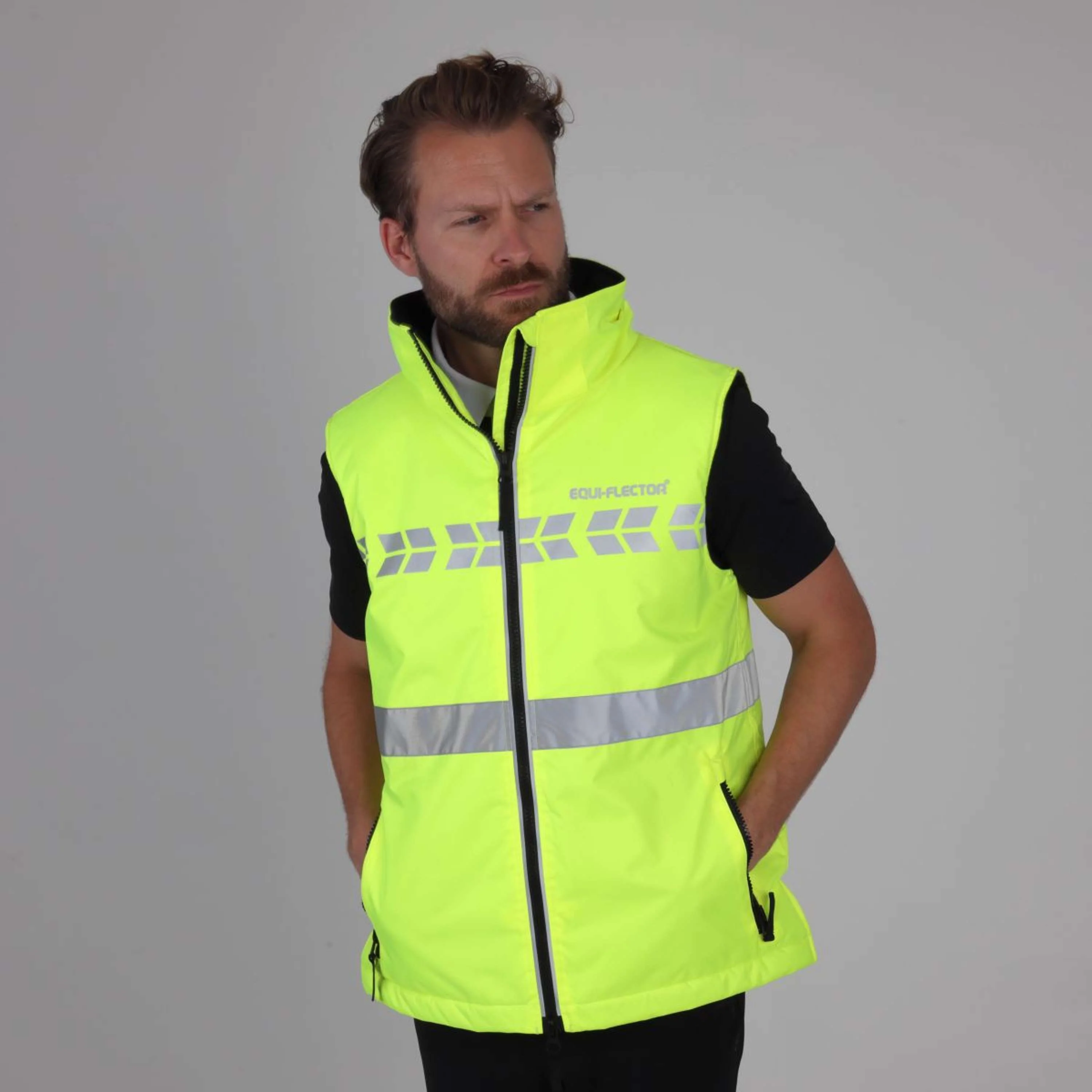 Equi-Flector by Shires Gilet Réfléchissant Jaune - Image 30