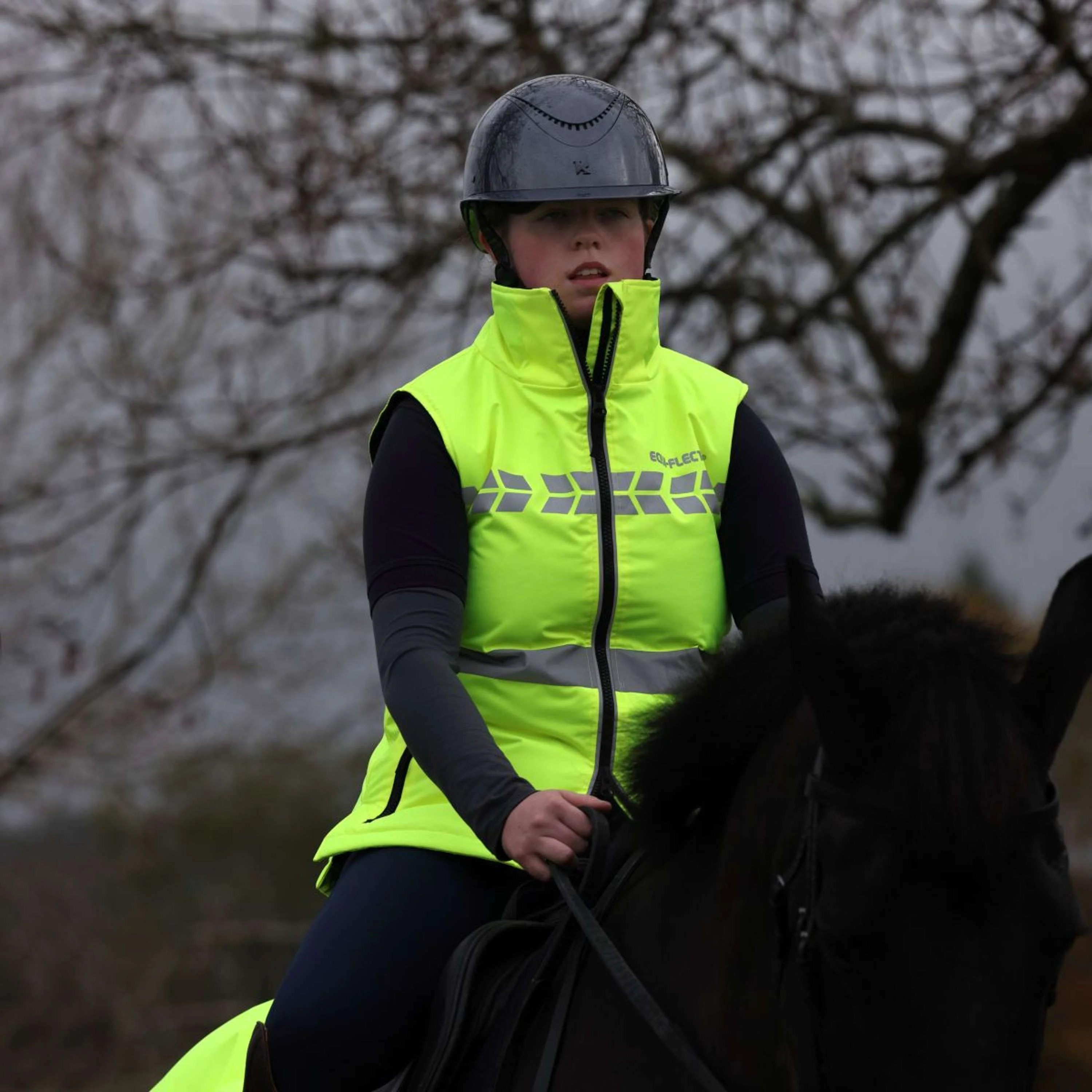 Equi-Flector by Shires Gilet Réfléchissant Jaune - Image 34