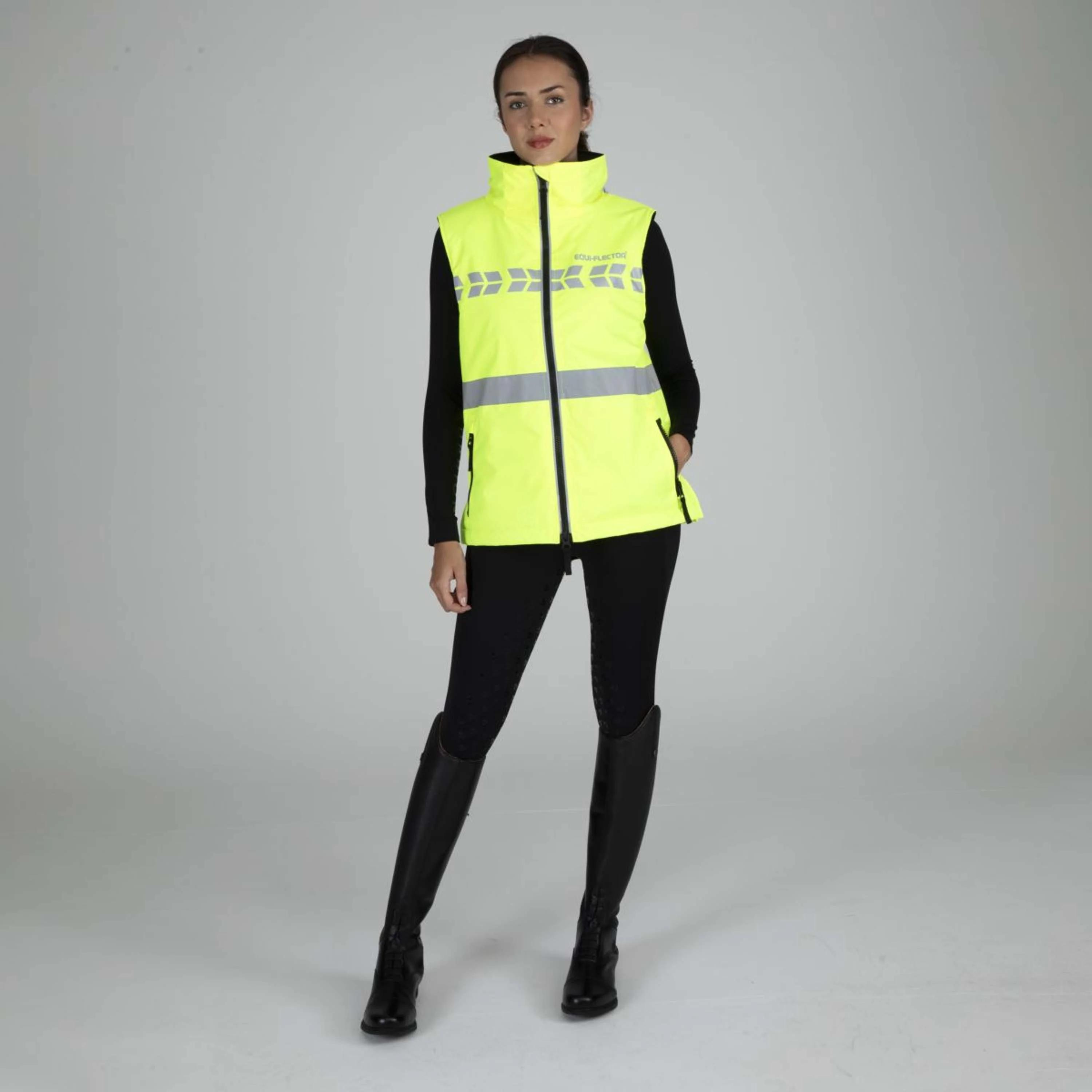 Equi-Flector by Shires Gilet Réfléchissant Jaune - Image 4