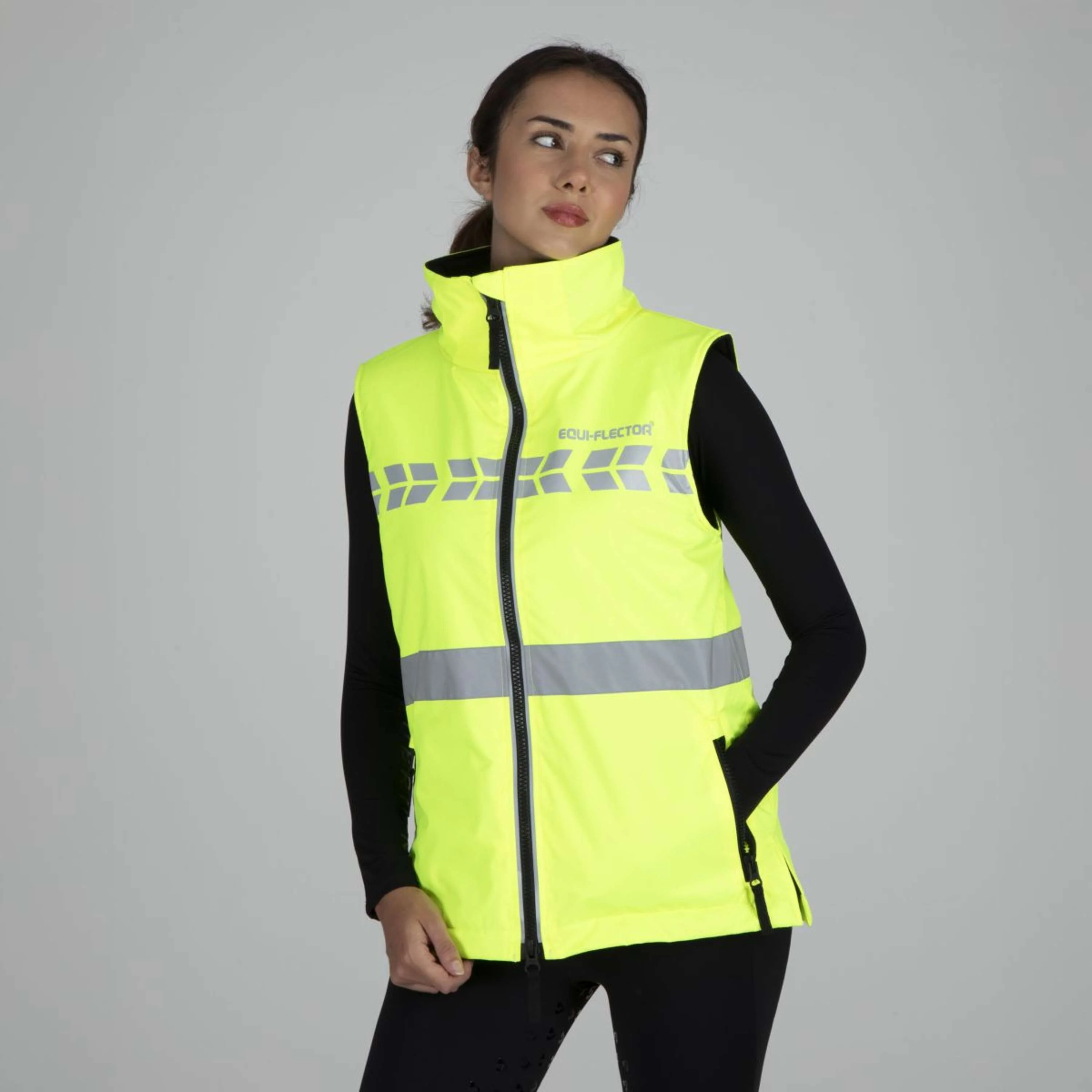 Equi-Flector by Shires Gilet Réfléchissant Jaune - Image 5