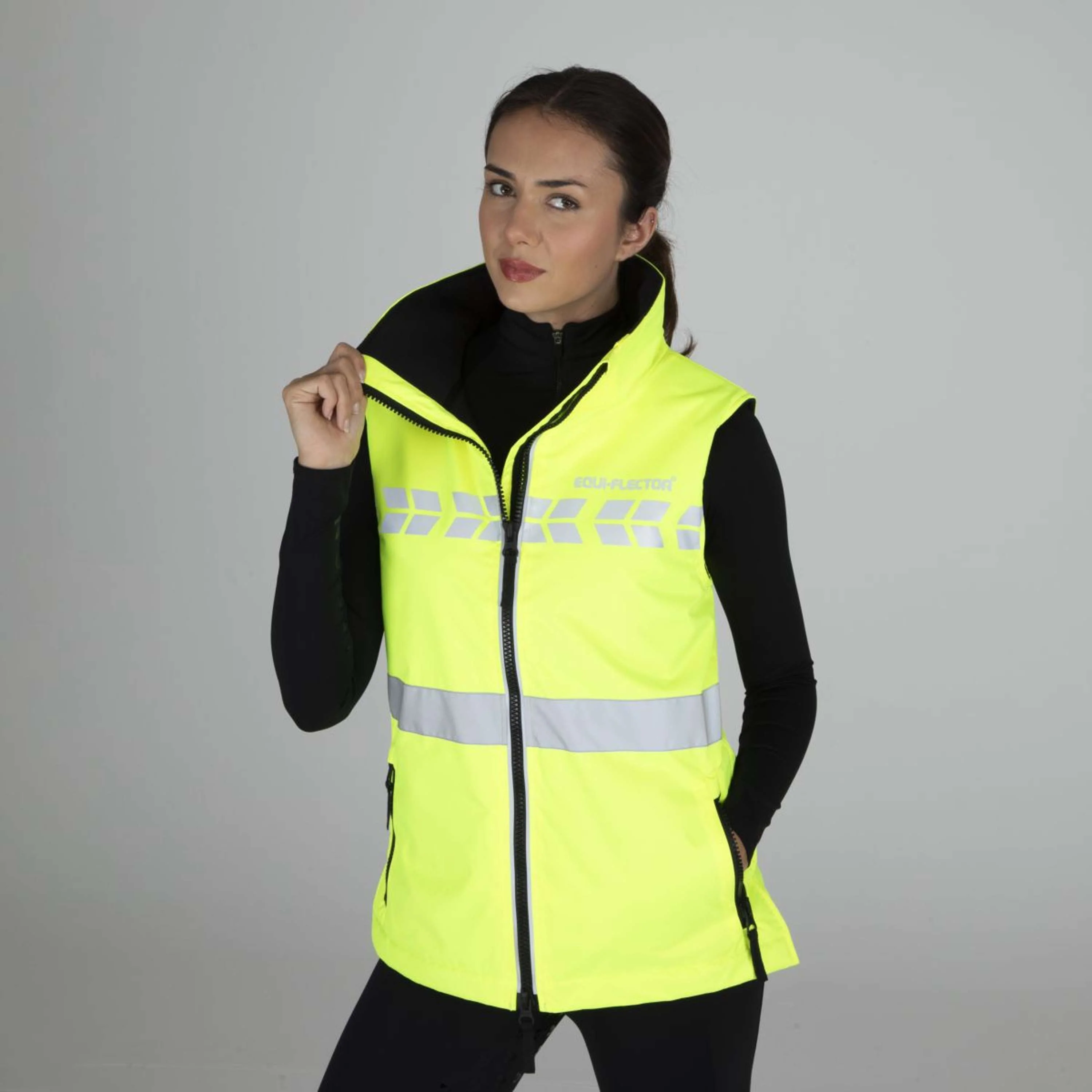 Equi-Flector by Shires Gilet Réfléchissant Jaune - Image 8