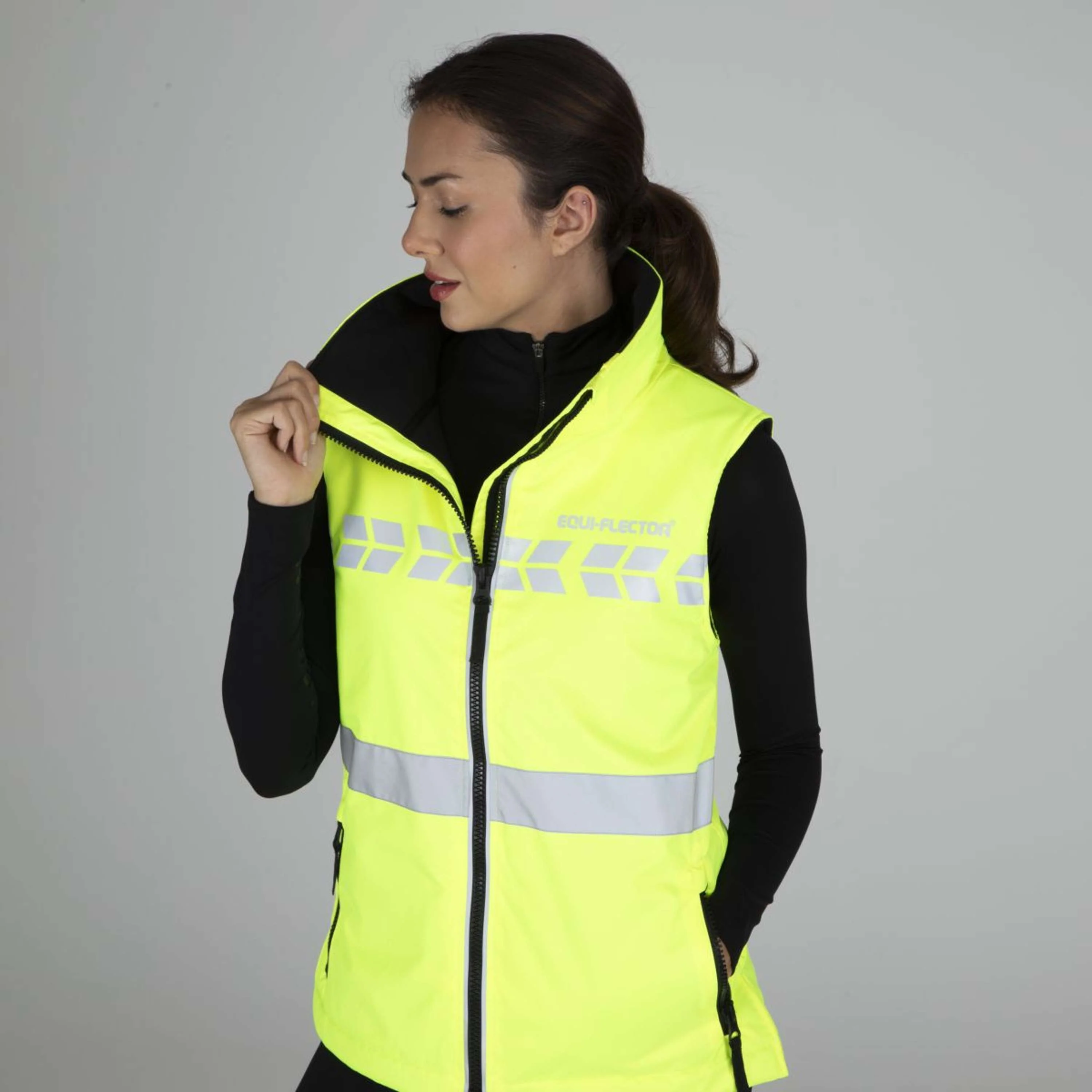 Equi-Flector by Shires Gilet Réfléchissant Jaune - Image 9