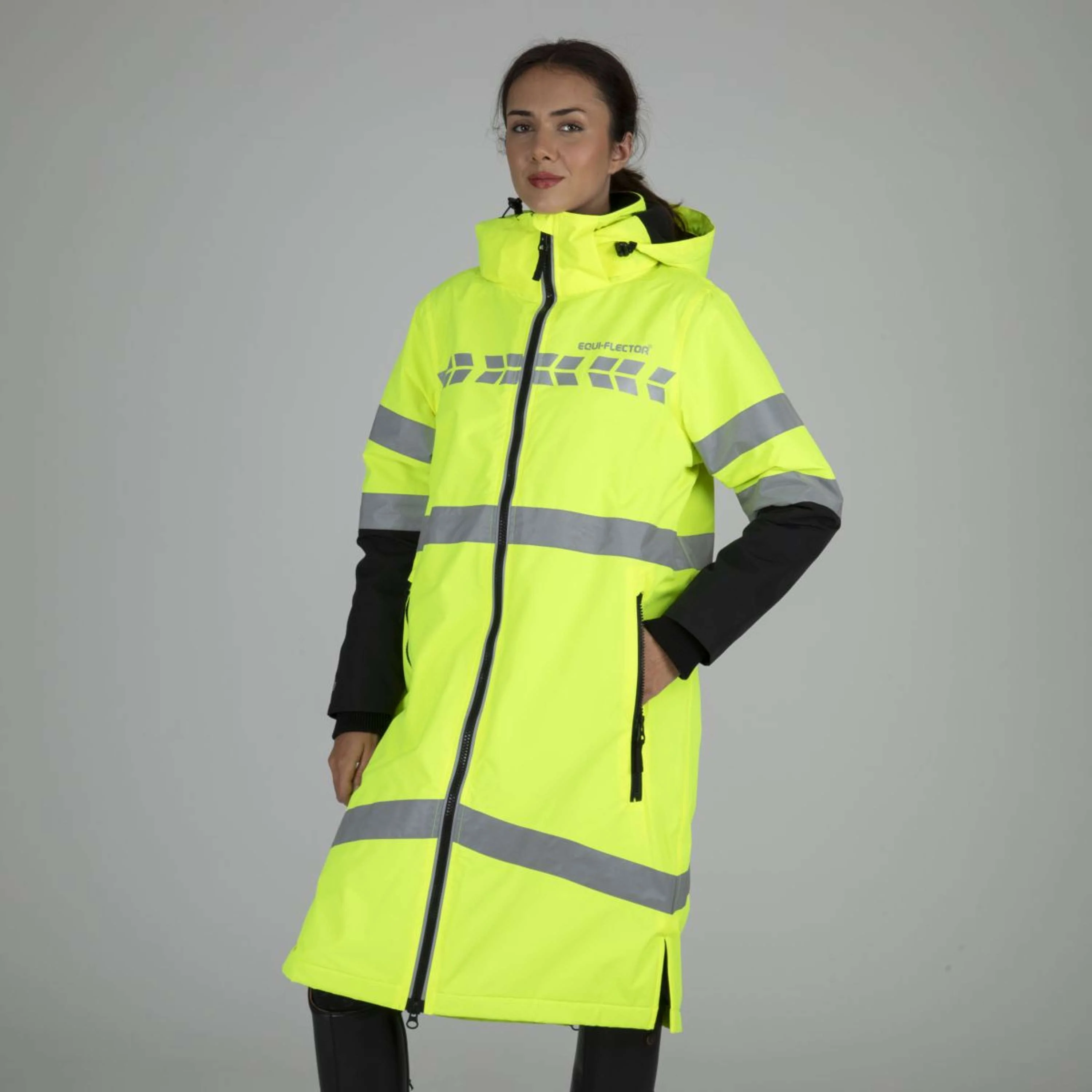Equi-Flector by Shires Veste Réfléchissante Long Jaune - Image 35